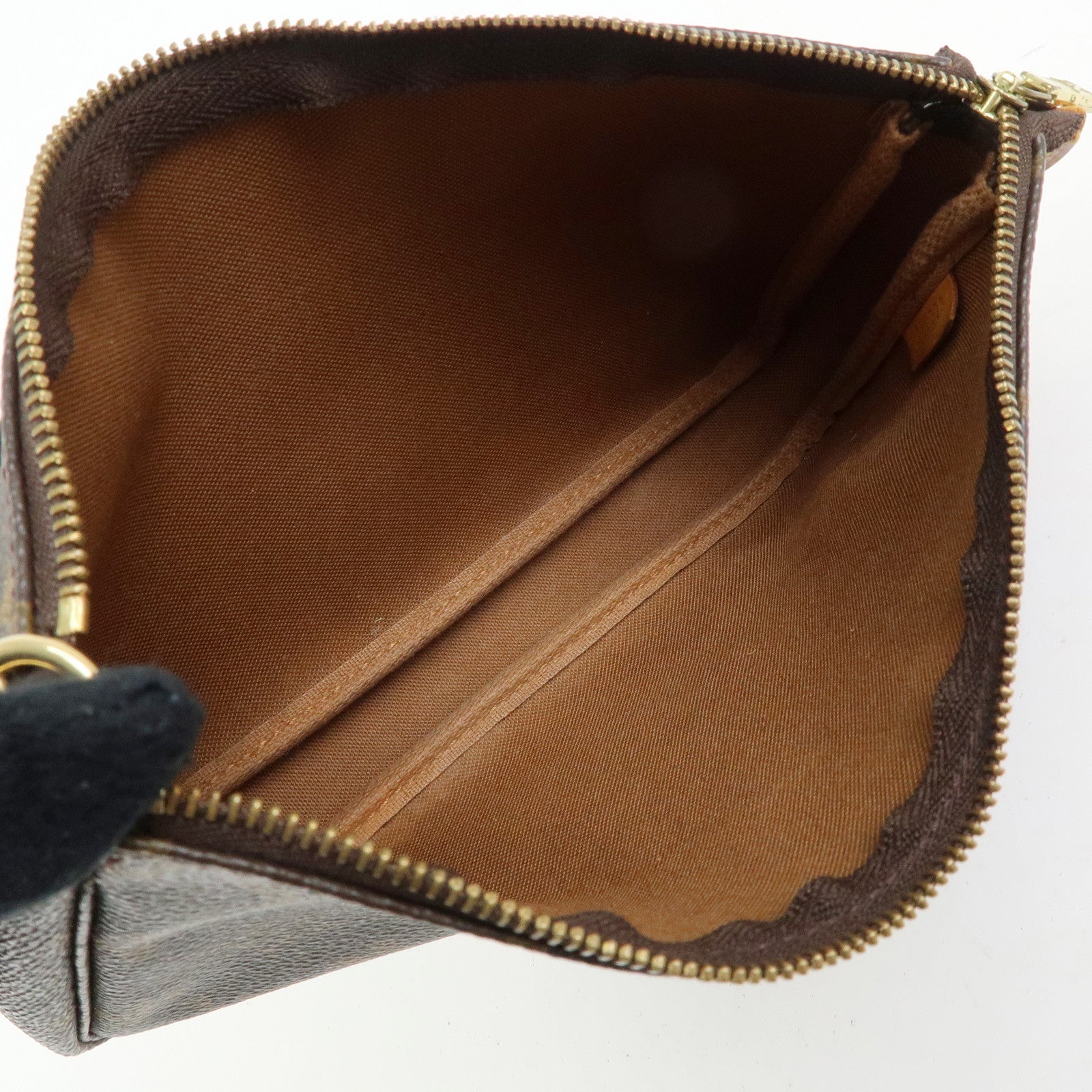 Louis Vuitton Monogram Pochette Accessoires Hand Bag Brown M51980