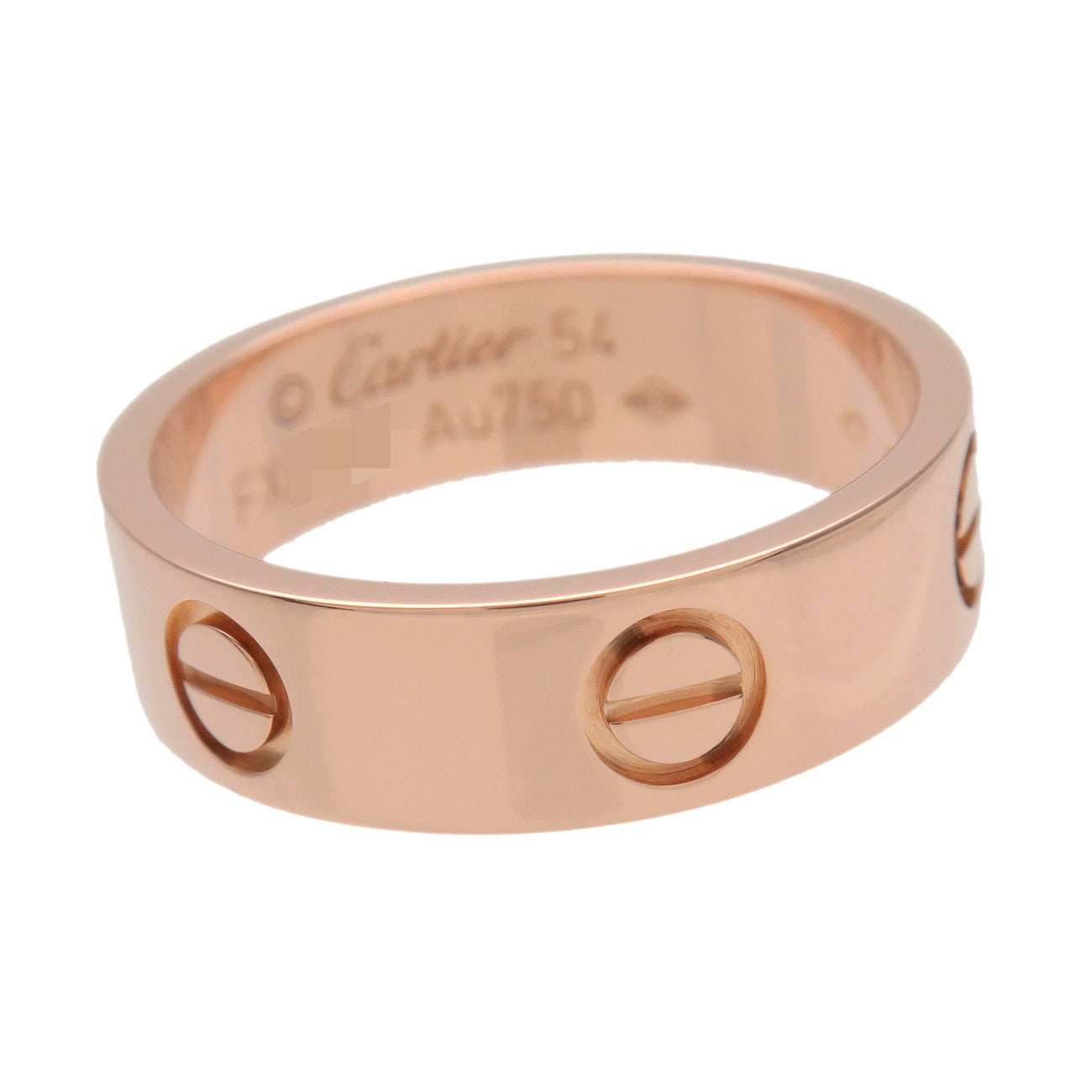 Cartier Love Ring K18 750PG Rose Gold #54 US7 EU54 HK15