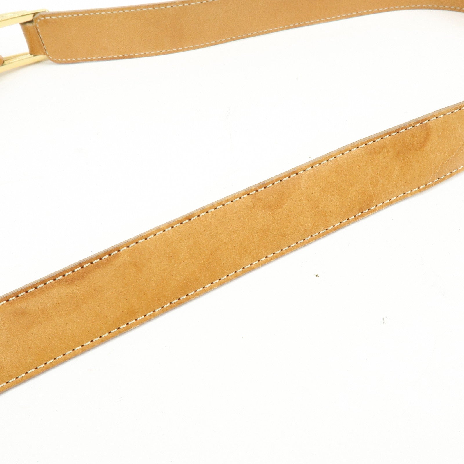 CELINE C Macadam Suede Leather Shoulder Bag Khaki