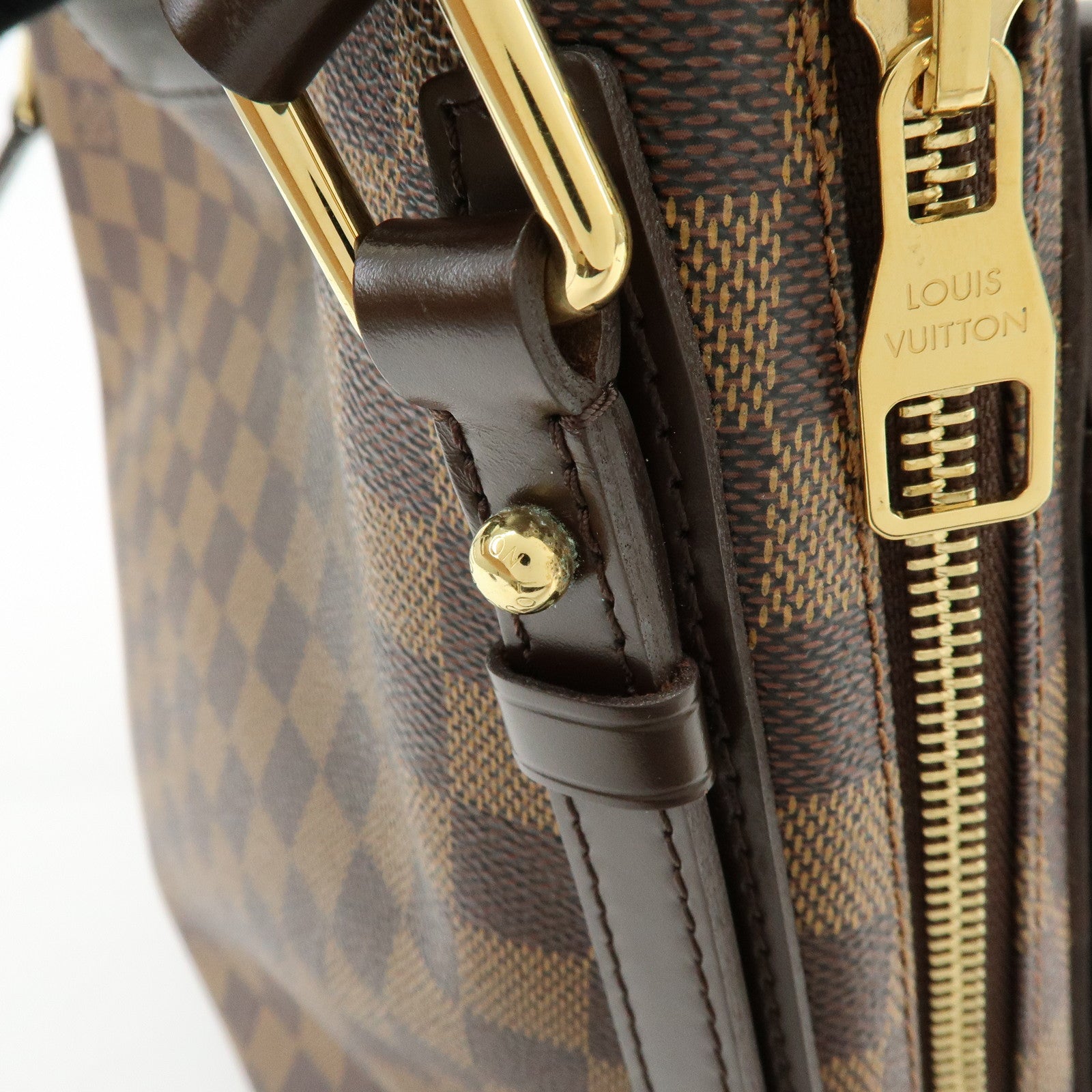 Louis Vuitton Damier Cabas Rivington Canvas Shoulder Bag Brown N41108