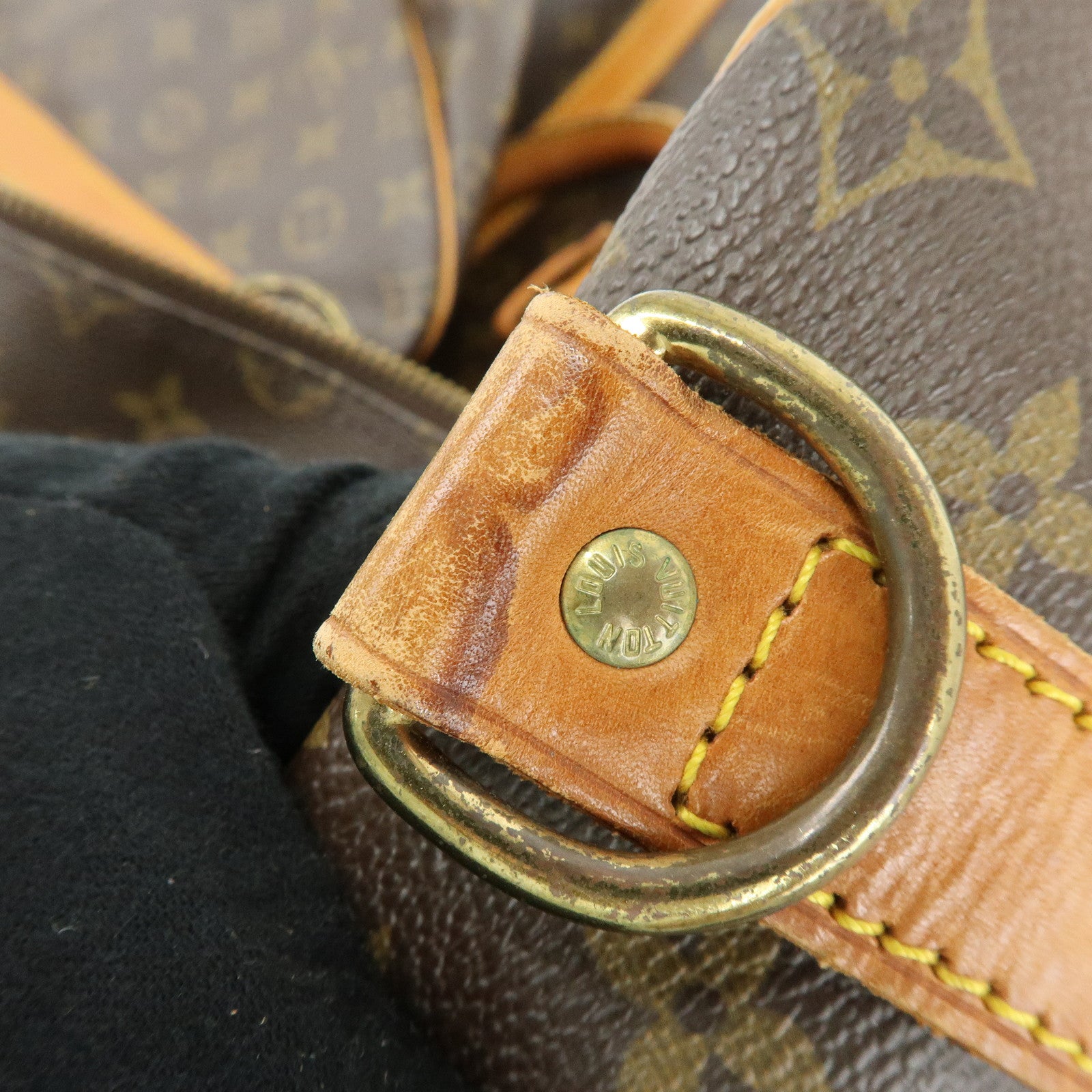 Louis Vuitton Monogram Keep All 55 Bandouliere Boston Bag Brown M56714