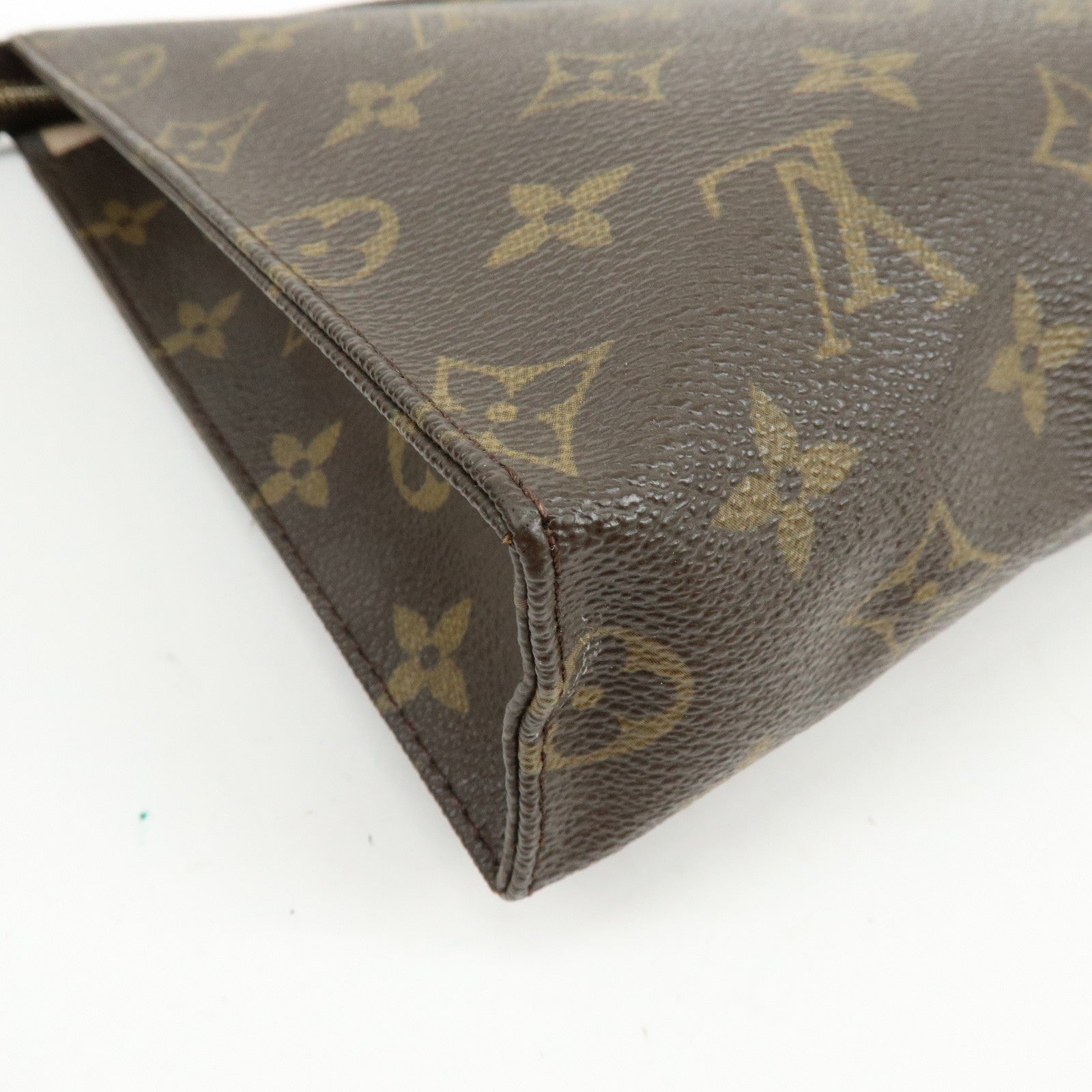 Louis Vuitton Monogram Poche Toilette 26 Clutch Bag Brown M47542