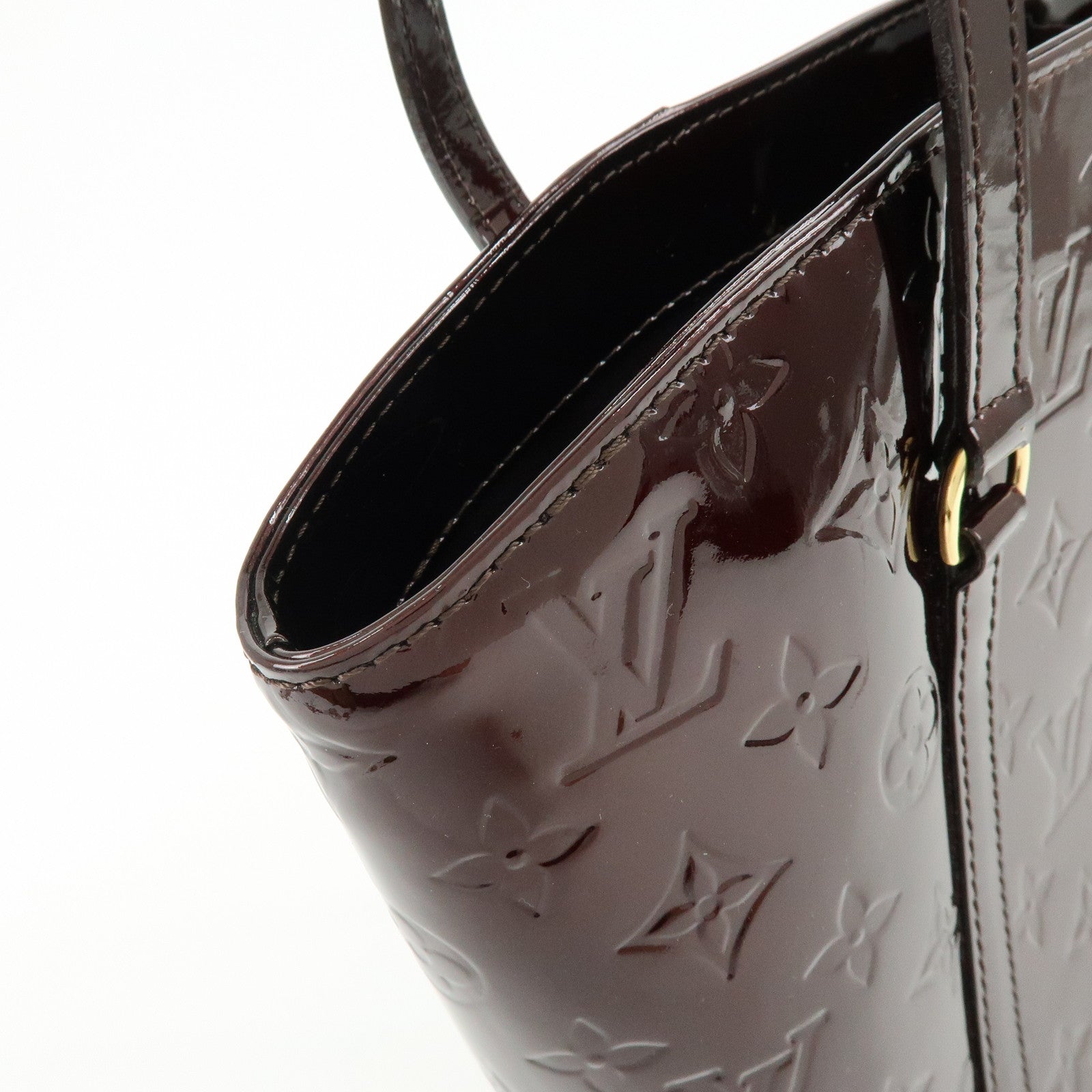 Louis Vuitton Monogram Vernis Avalon MM Tote Bag Amarante M91567