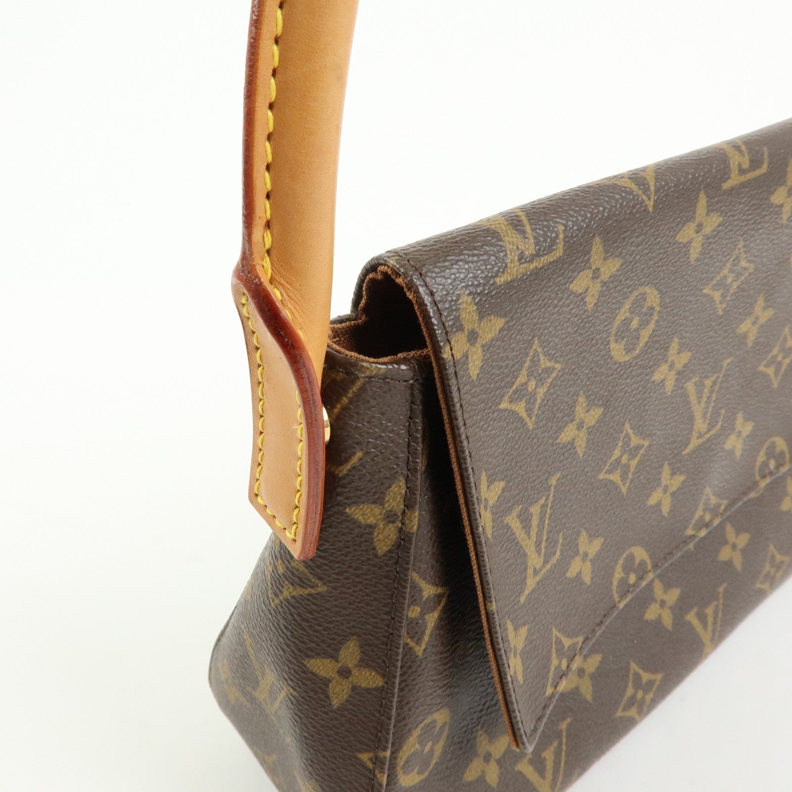 Louis Vuitton Monogram Mini Looping Shoulder Bag Brown M51147