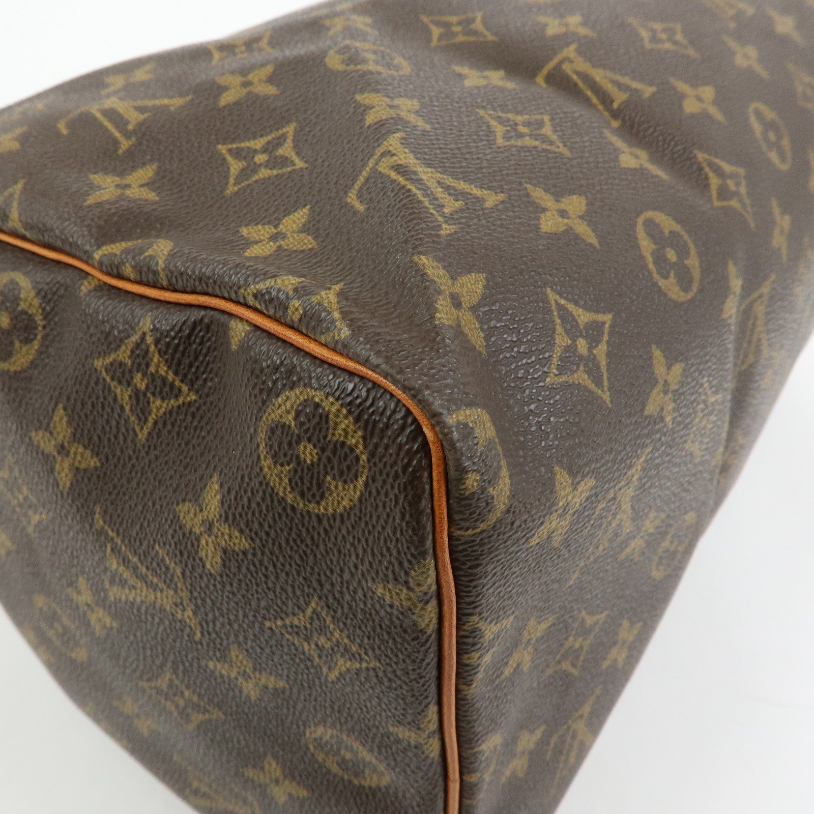 Louis Vuitton Monogram Speedy 40 Hand Bag Boston Bag Brown M41522