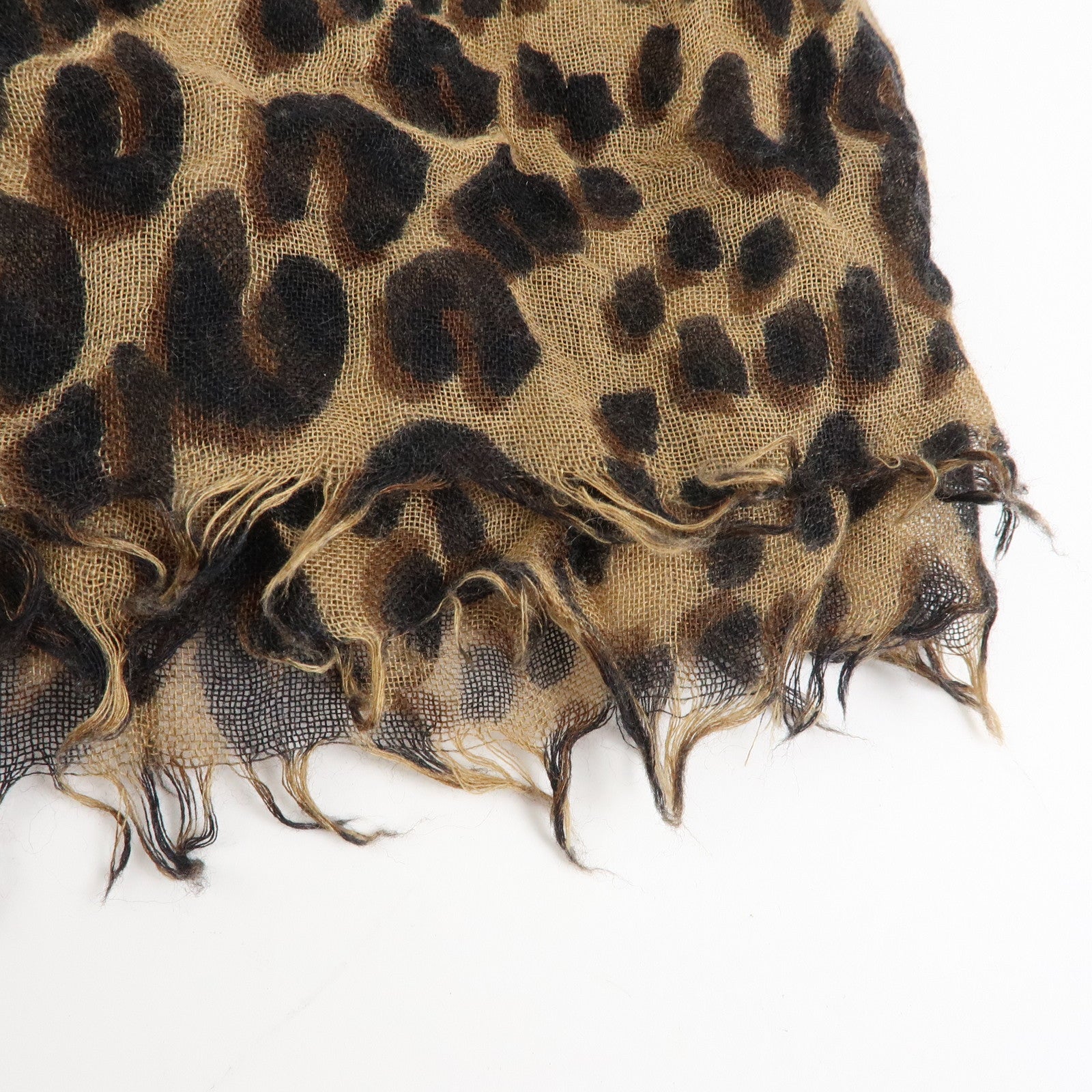 Louis Vuitton Etole Cashmere Silk Scarf Leopard Brown M72215