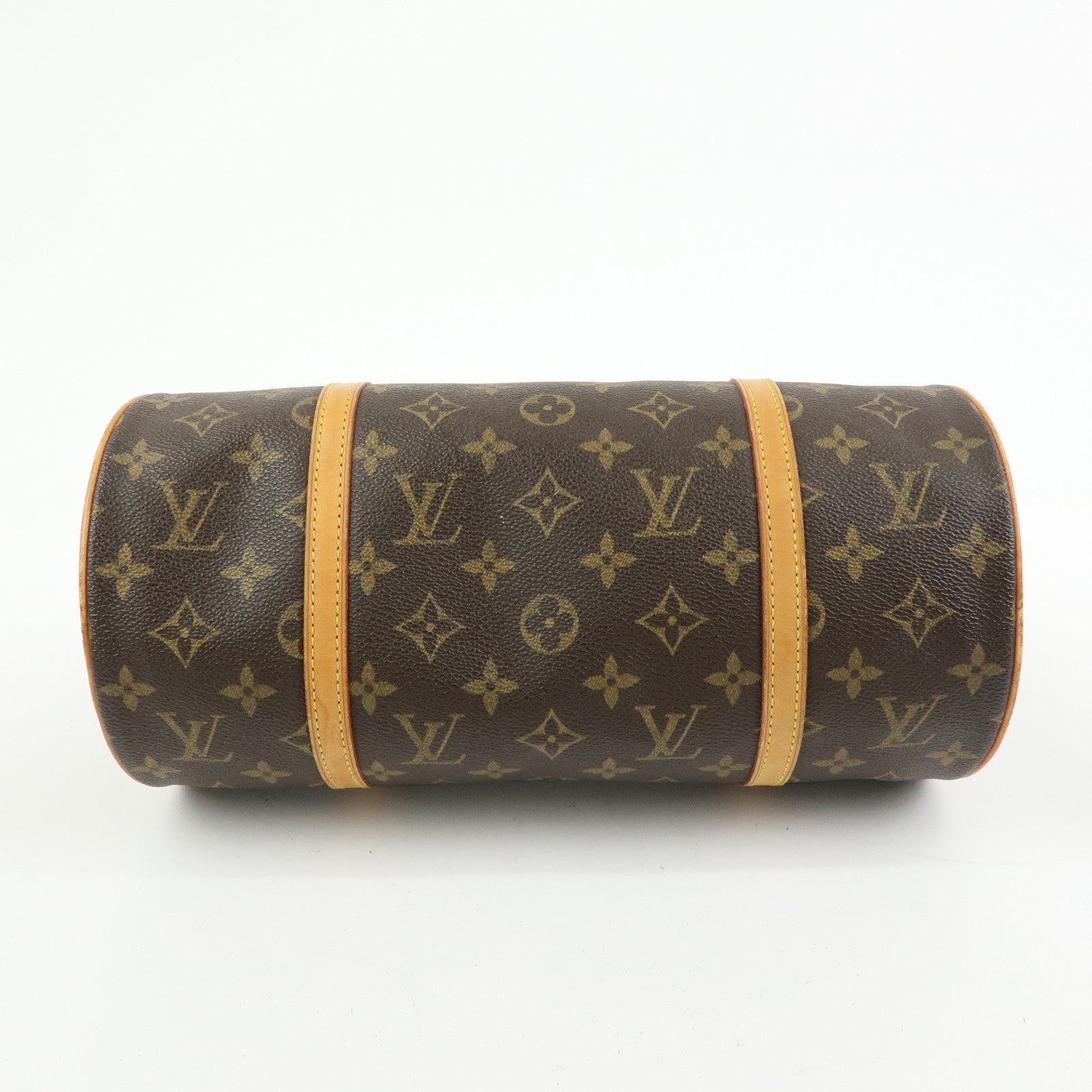 Louis Vuitton Monogram Papillon 30 Hand Bag Brown M51385