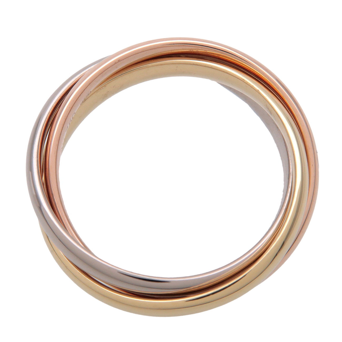 Cartier Trinity Ring SM K18 750YG/WG/PG Gold #51 US5.5 EU51 HK12.5