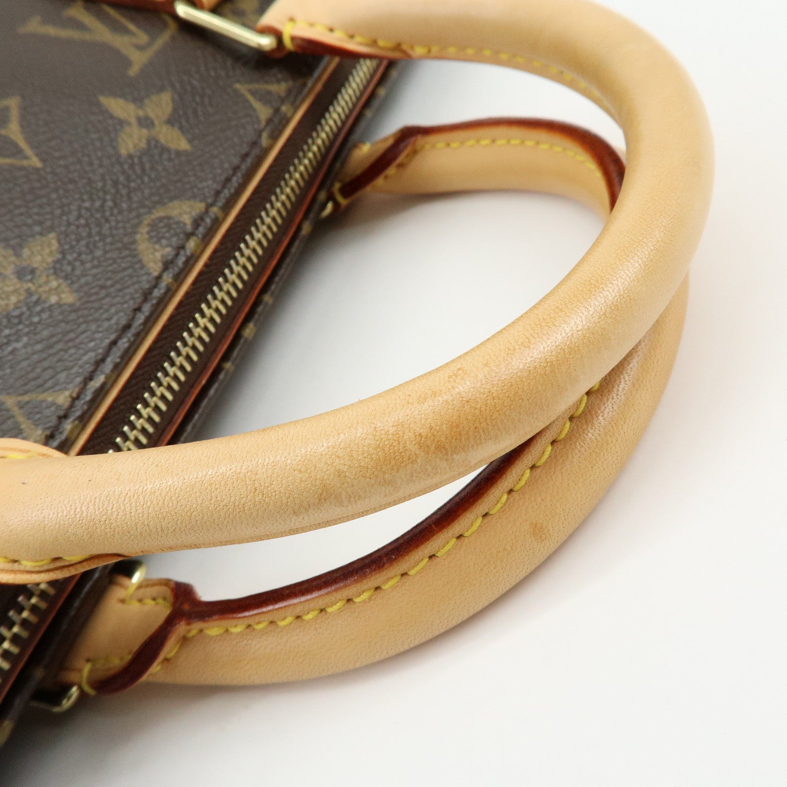 Louis Vuitton Monogram Canvas Leather Popincourt Hand Bag Brown M40009