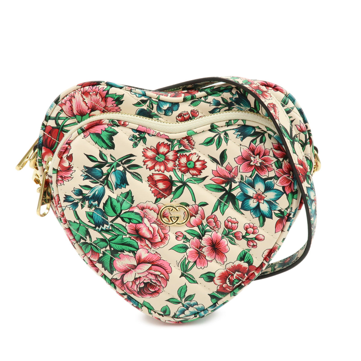 GUCCI Interlocking G Shoulder Bag Heart Flower China Exclusive 740355