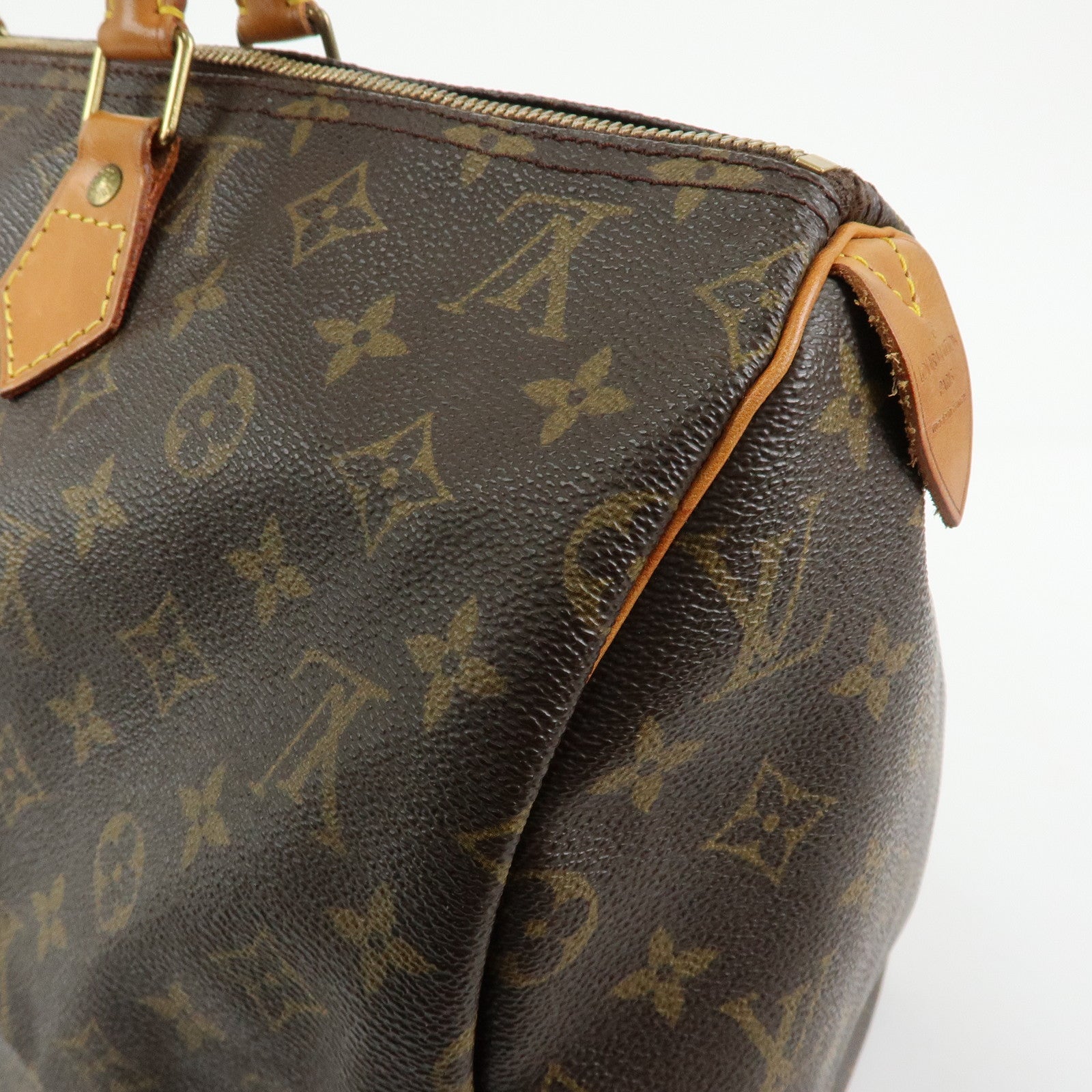 Louis Vuitton Monogram Speedy 40 Hand Bag Boston Bag Brown M41522