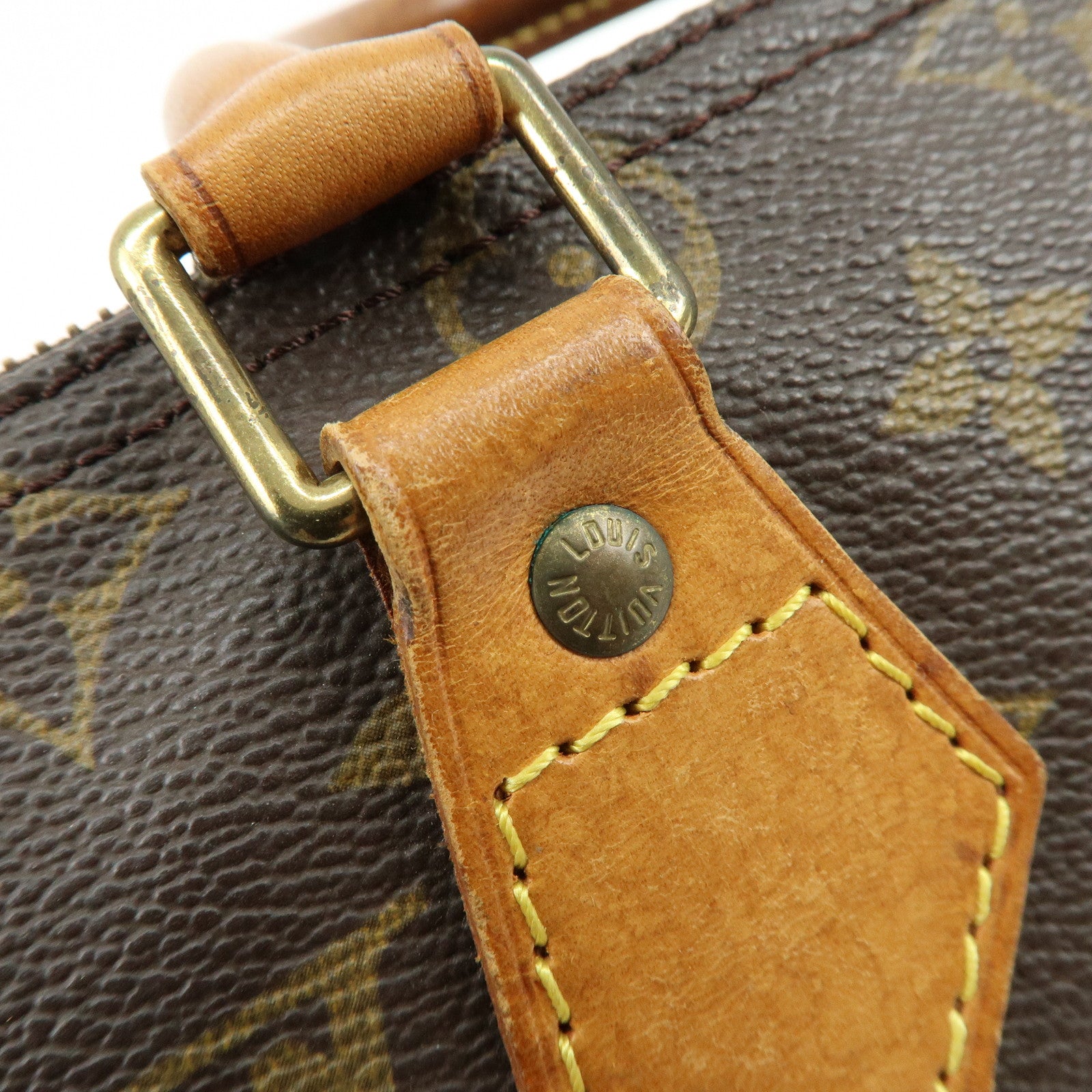 Louis Vuitton Monogram Speedy 25 Boston Bag Hand Bag Brown M41528