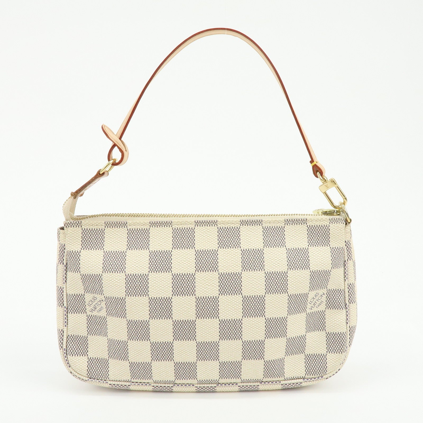 Louis Vuitton Damier Azur Pochette Accessoires Hand Bag Pouch N41207