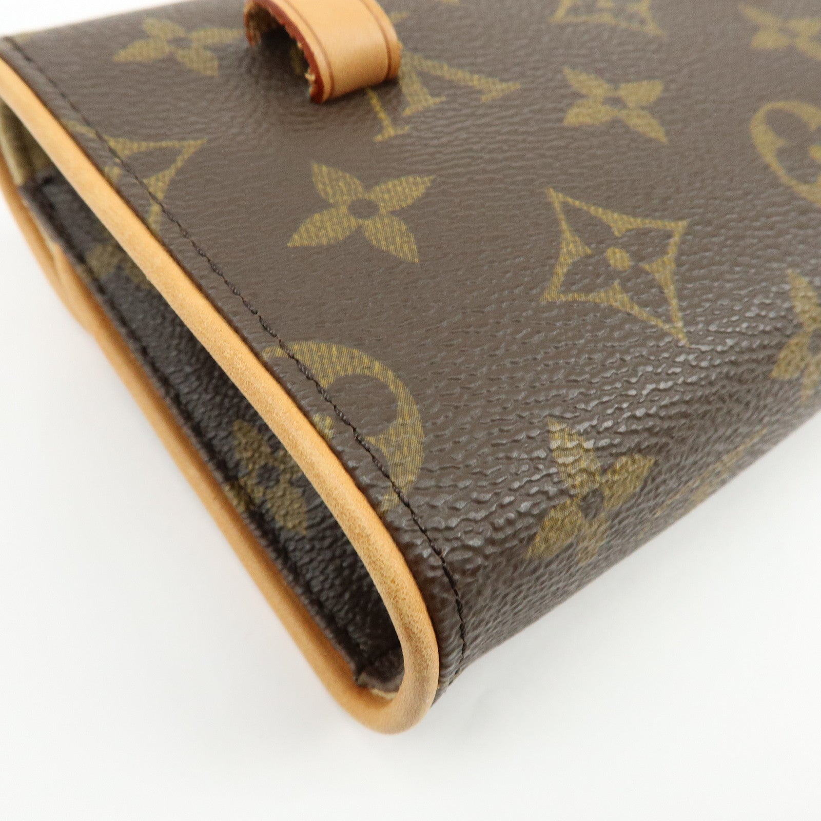 Louis Vuitton Monogram Pochette Florentine Waist Bag Belt XS M51855