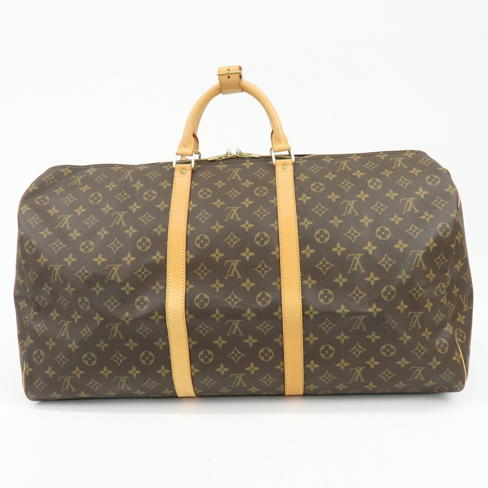 Louis Vuitton Monogram Keep All 60 Boston Bag Brown M41422