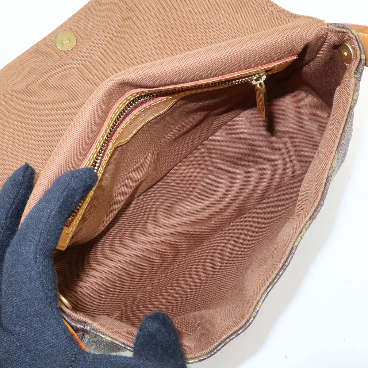 Louis Vuitton Monogram Mini Looping Shoulder Bag Brown M51147