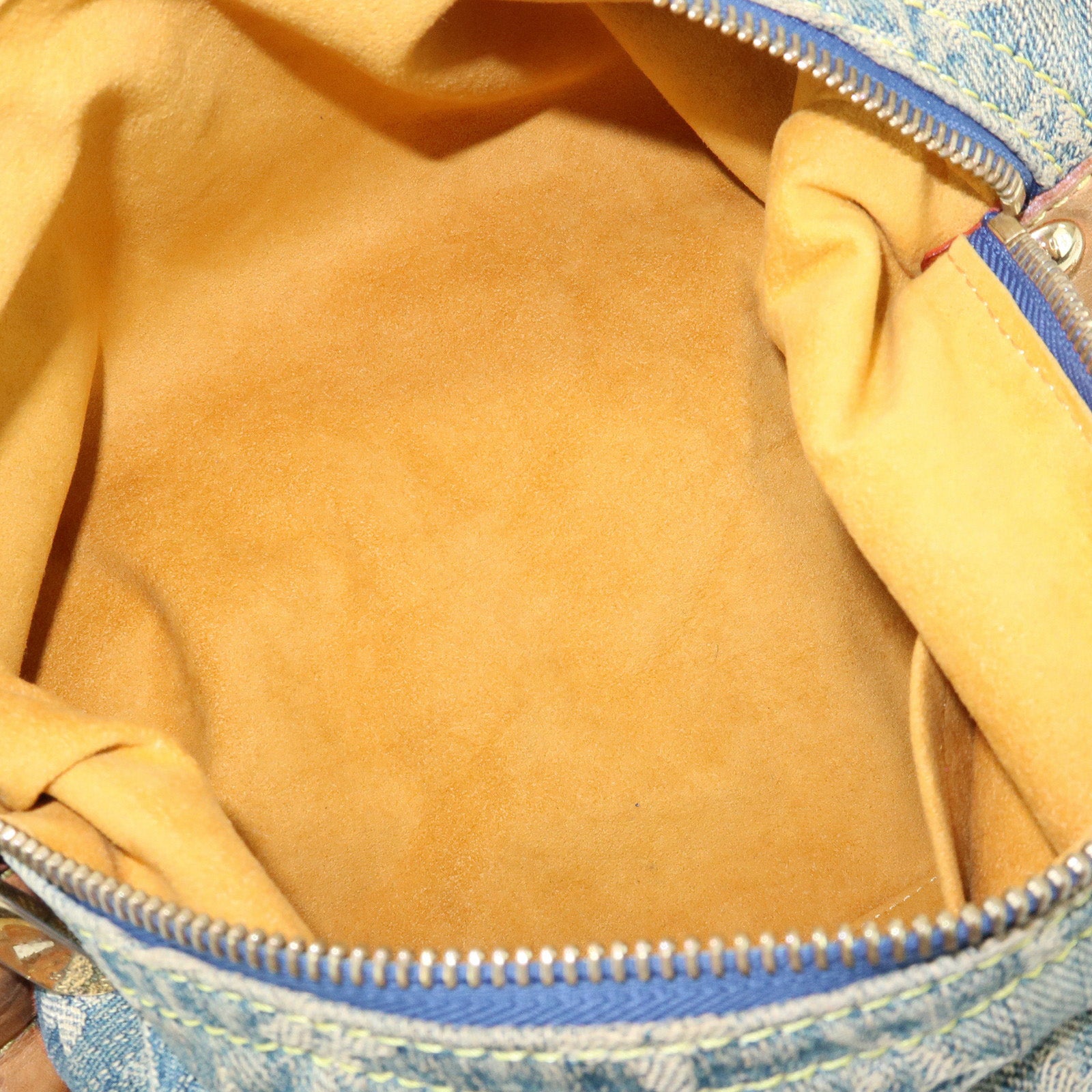 Louis Vuitton Monogram Denim Baggy PM 2Way Bag Shoulder Bag M95049