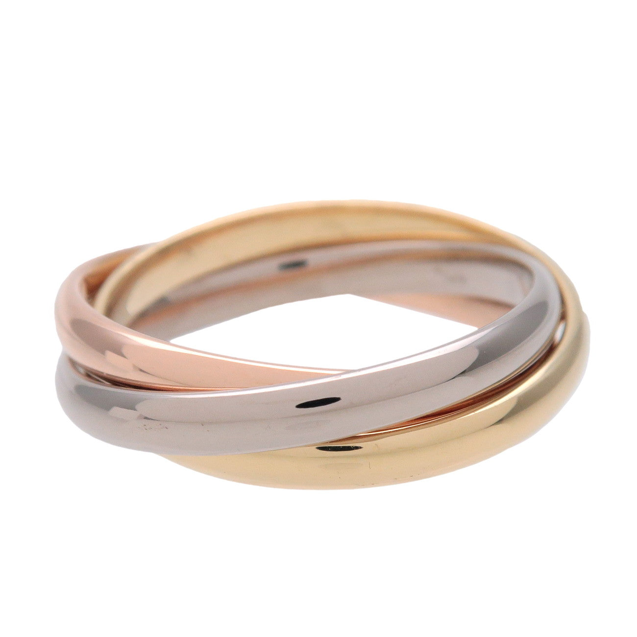 Cartier Trinity Ring SM K18 750YG/WG/PG Gold #51 US5.5 EU51 HK12.5