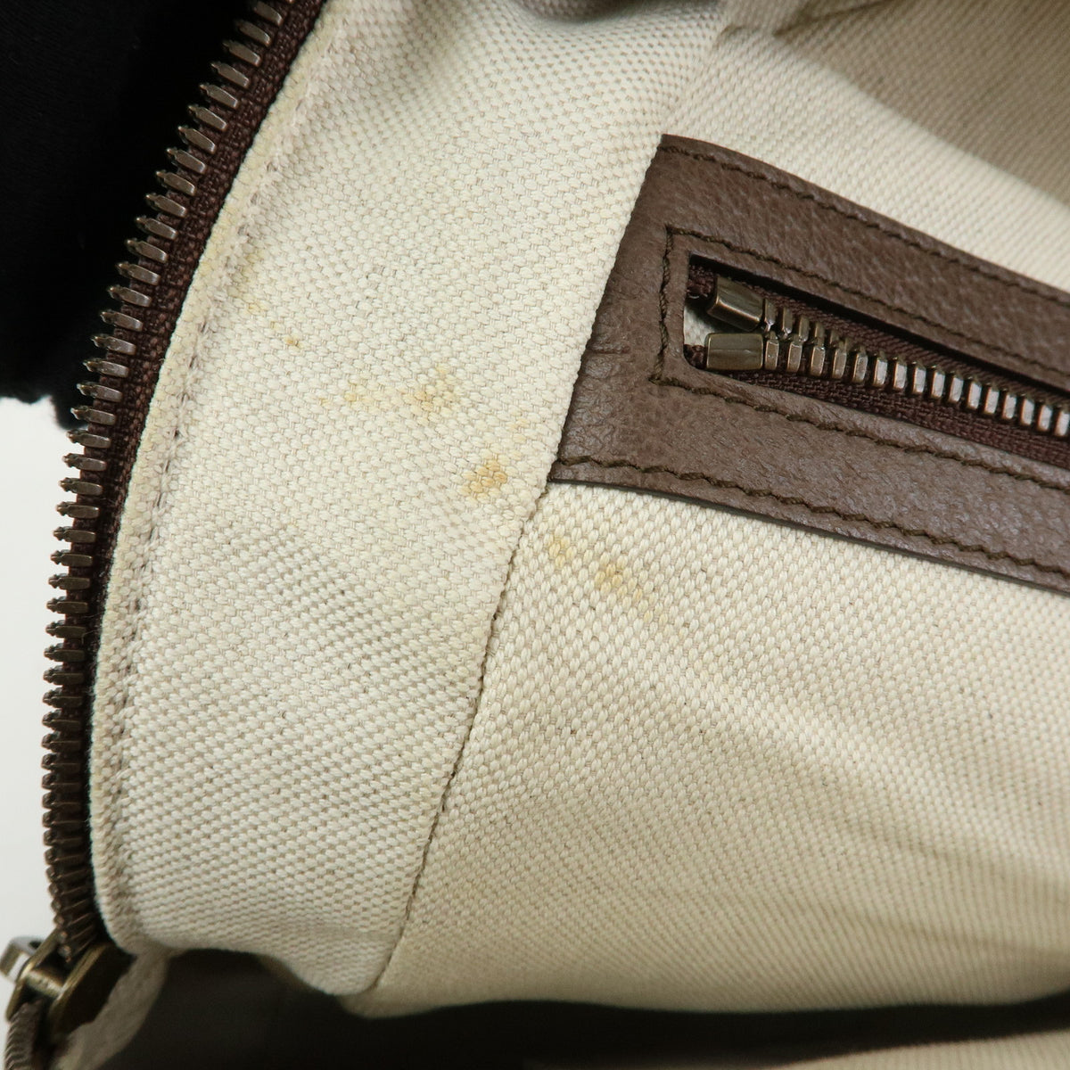 GUCCI Ophidia Sherry GG Supreme Leather Backpack Rucksack Beige 547965