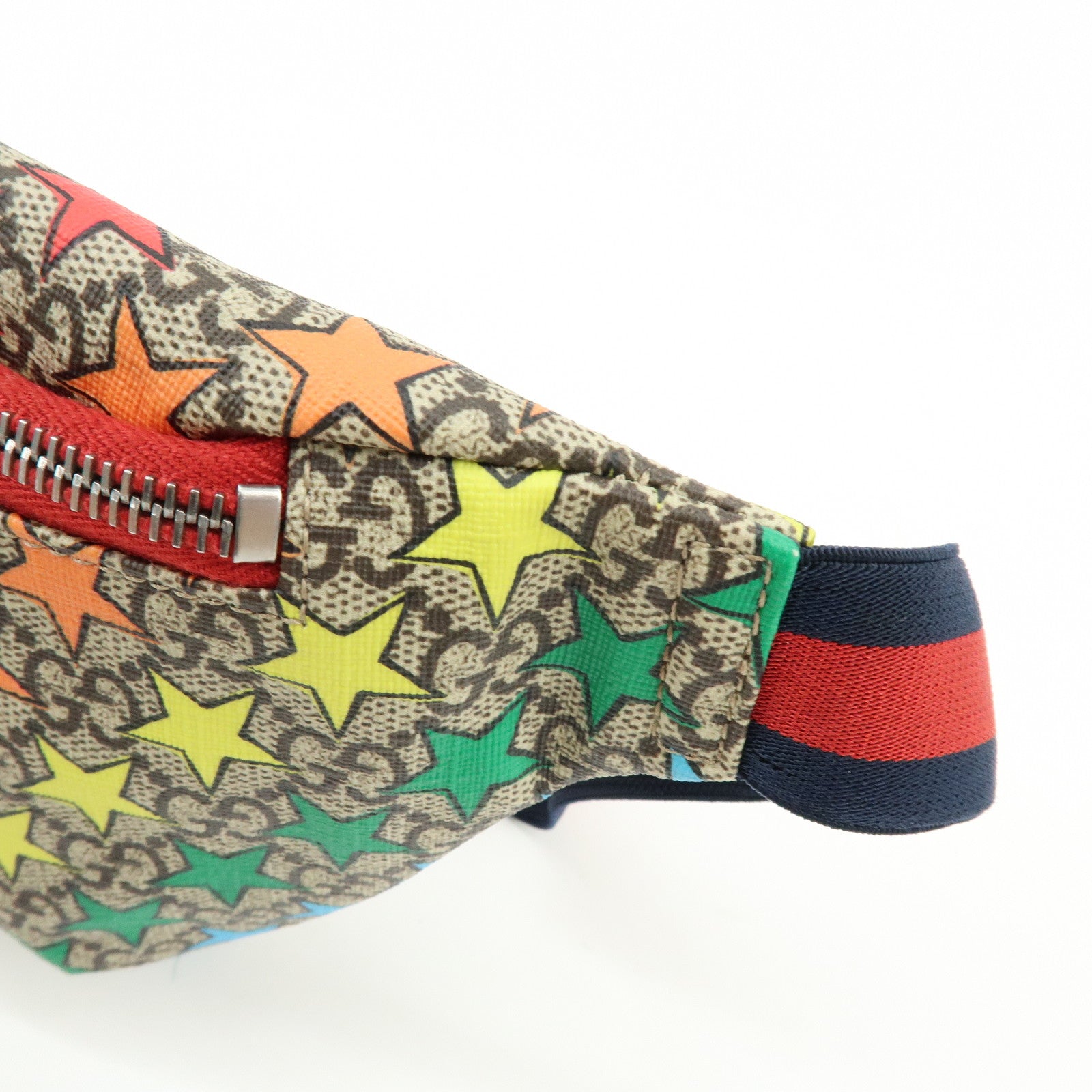 GUCCI Children's GG Supreme Body Waist Bag Multicolor Star Motif 502095