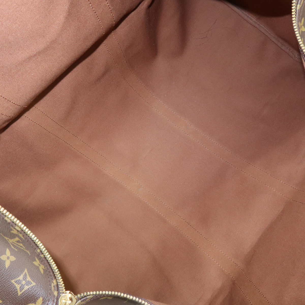 Louis Vuitton Monogram Keep All Bandouliere 60 Boston Bag Brown M41412