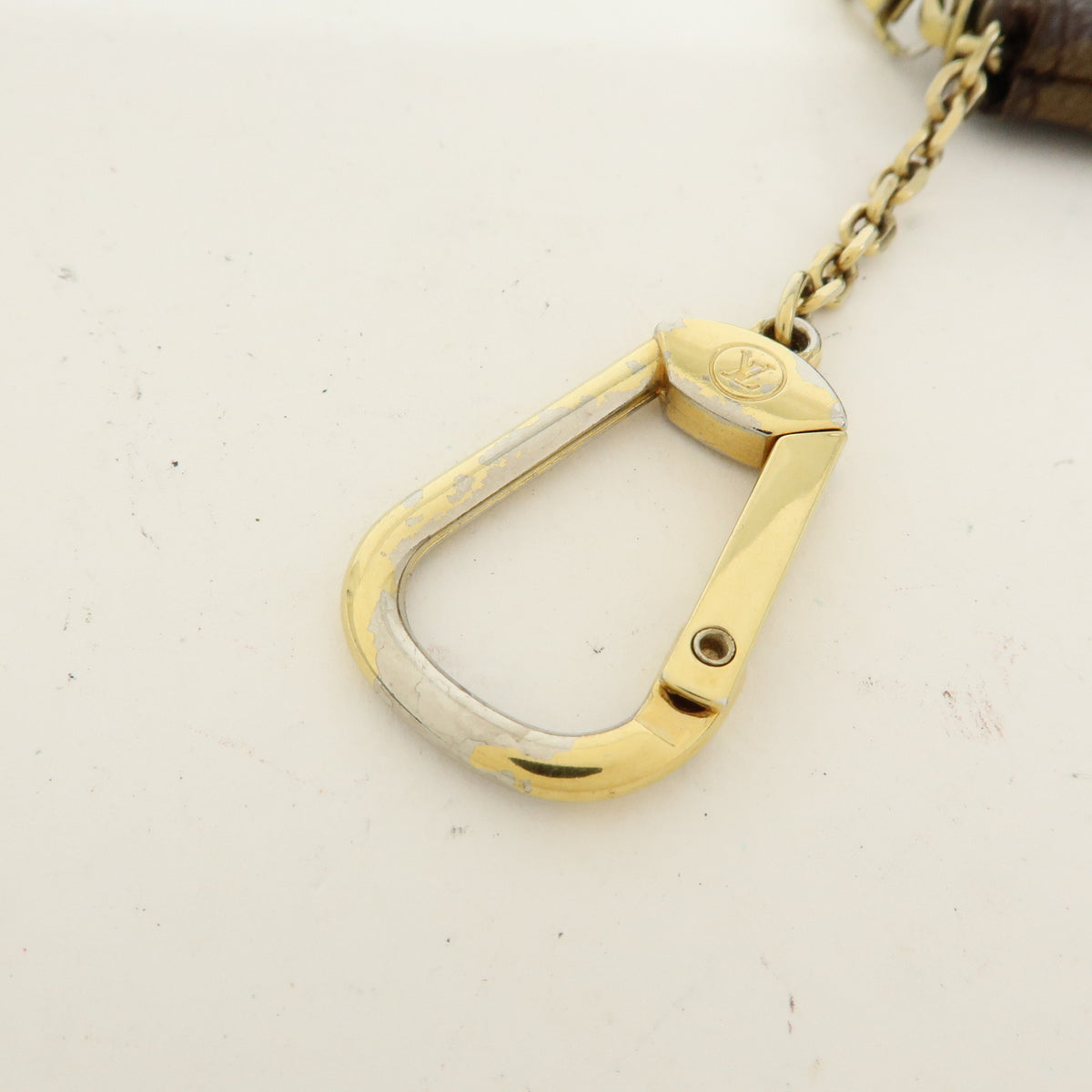 Louis Vuitton Monogram Pochette Cles Coin Case Key Case Brown M62650
