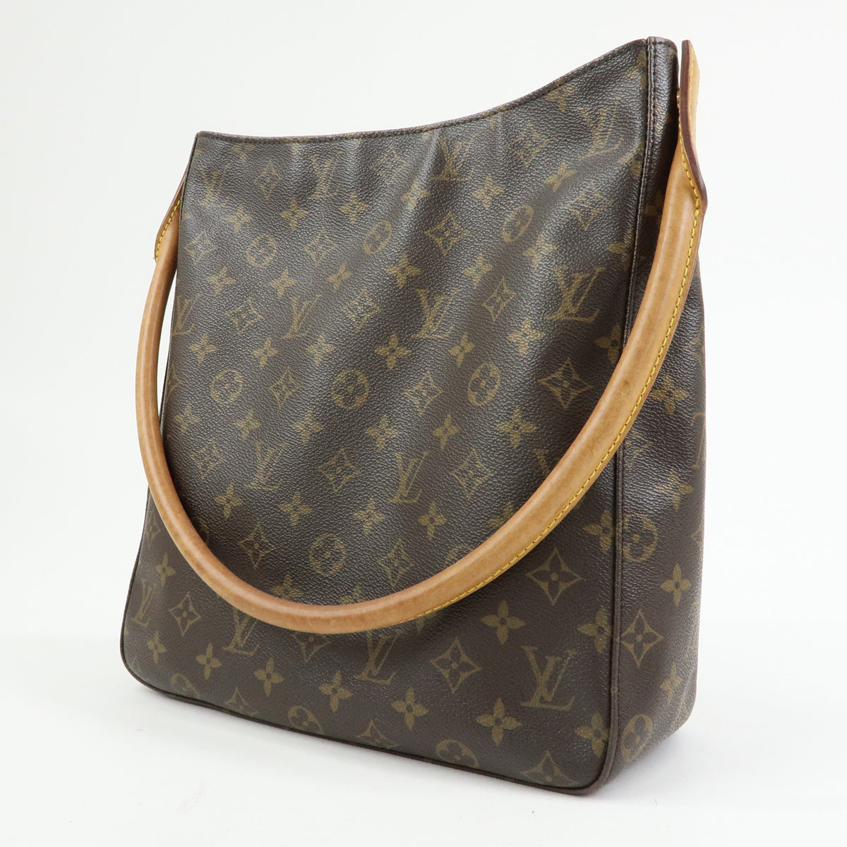 Louis Vuitton Monogram Looping GM Shoulder Bag Brown M51145