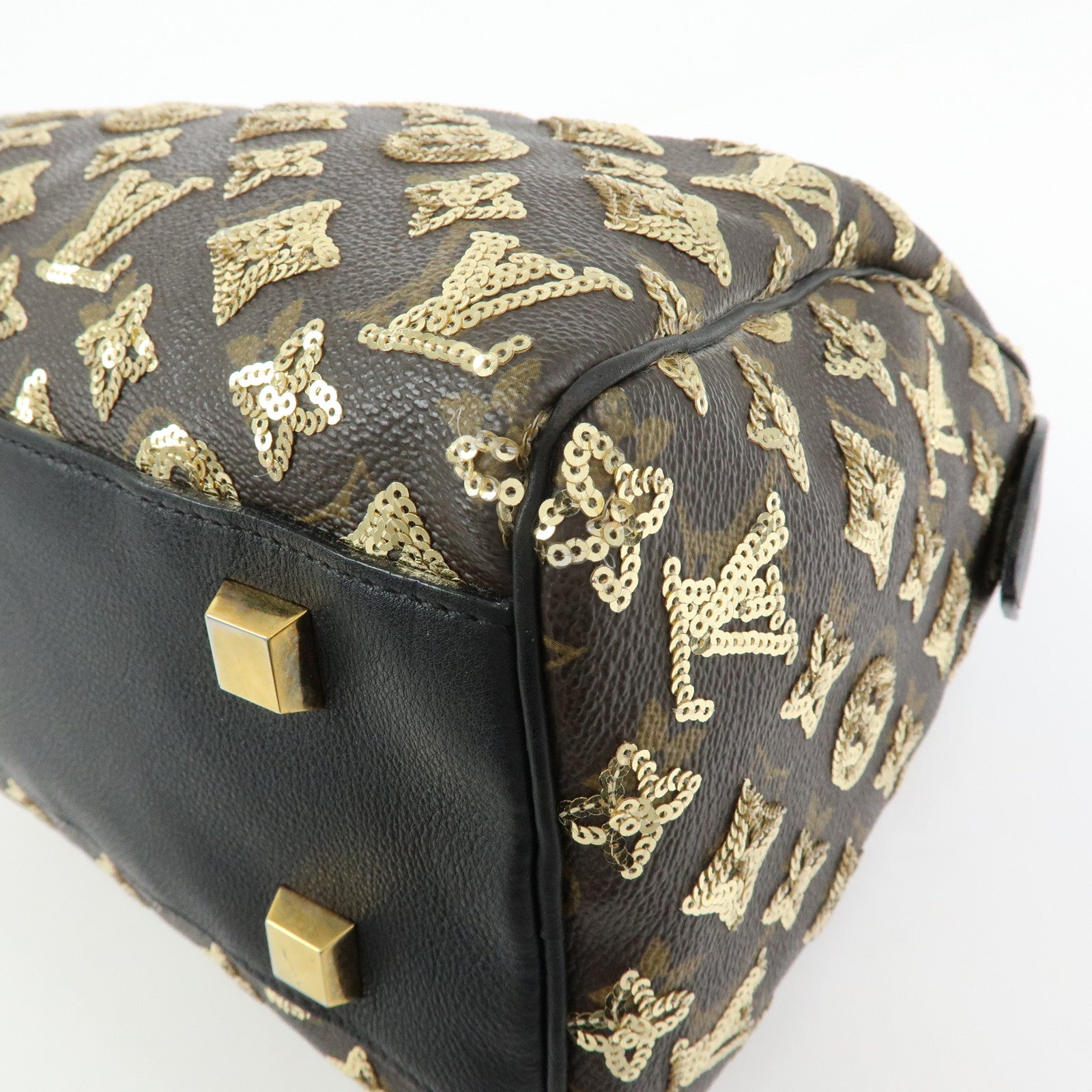Louis Vuitton Monogram Eclipse Speedy 30 Hand Bag Noir M40244