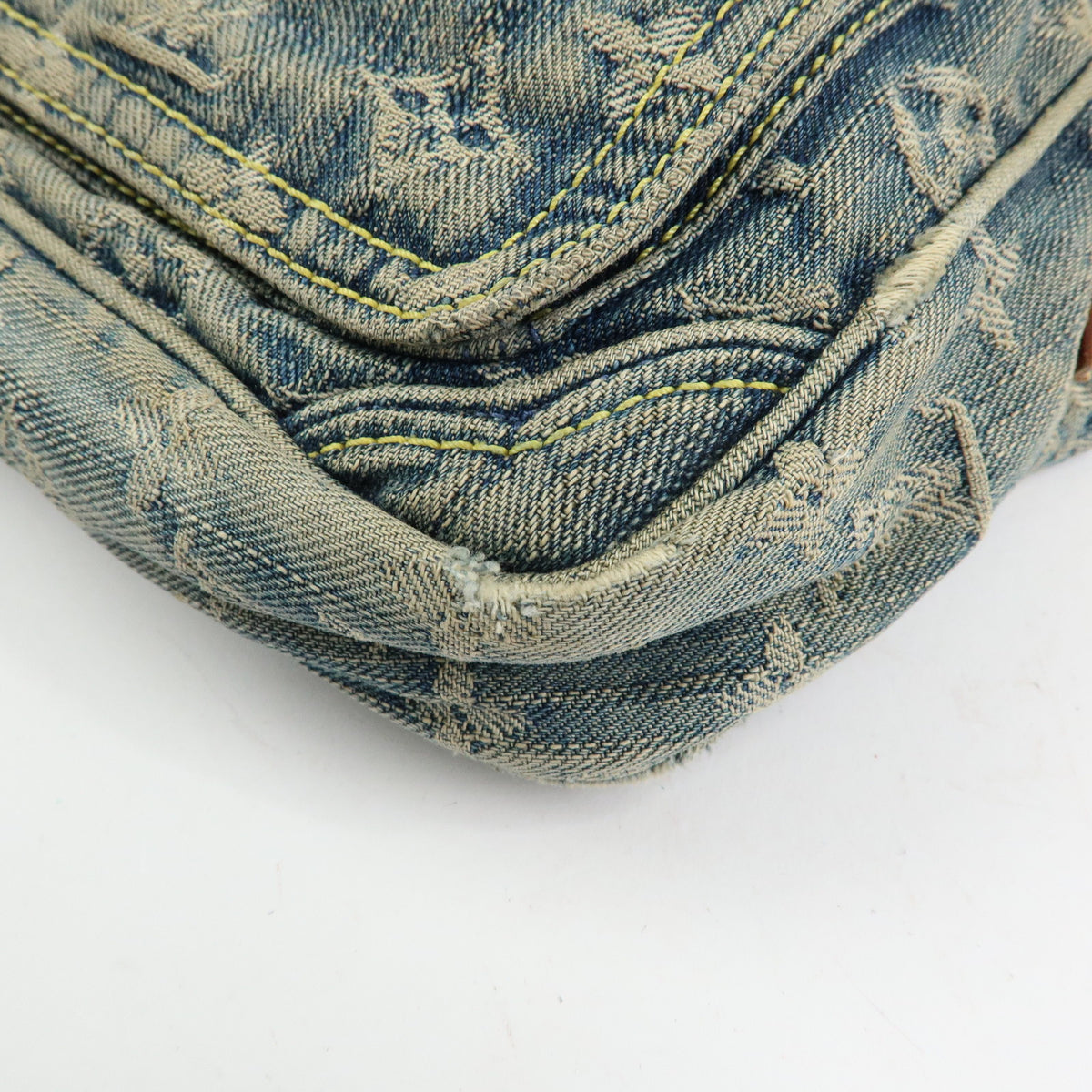 Louis Vuitton Monogram Denim Bum Bag Waist Bag Blue M95347