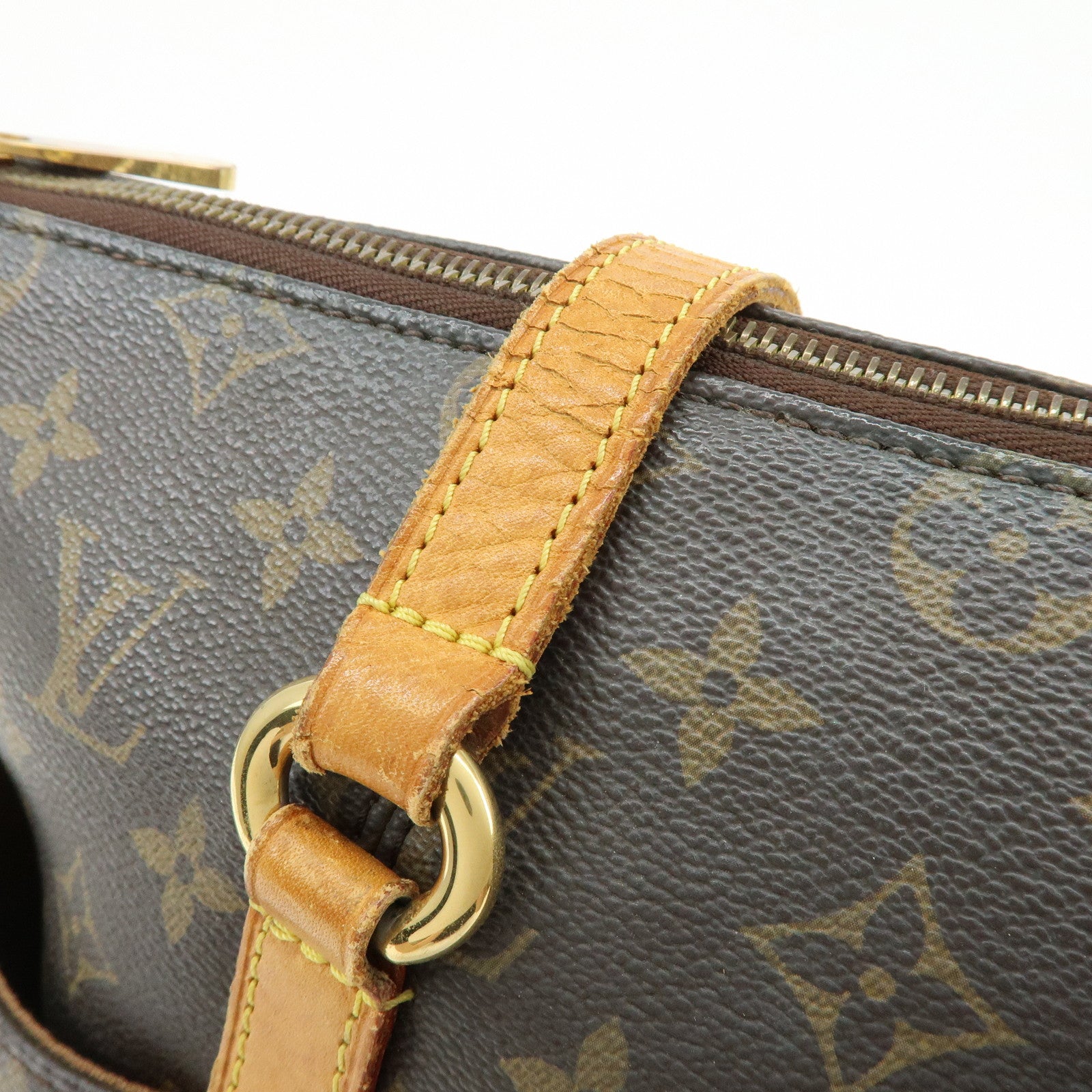 Louis Vuitton Monogram Totally MM Tote Shoulder Bag Brown M56689