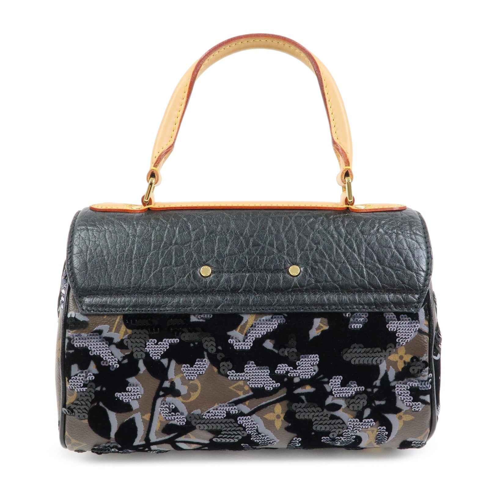 Louis Vuitton Monogram Fleur de Jais Carrousel Top Handle Bag M40434