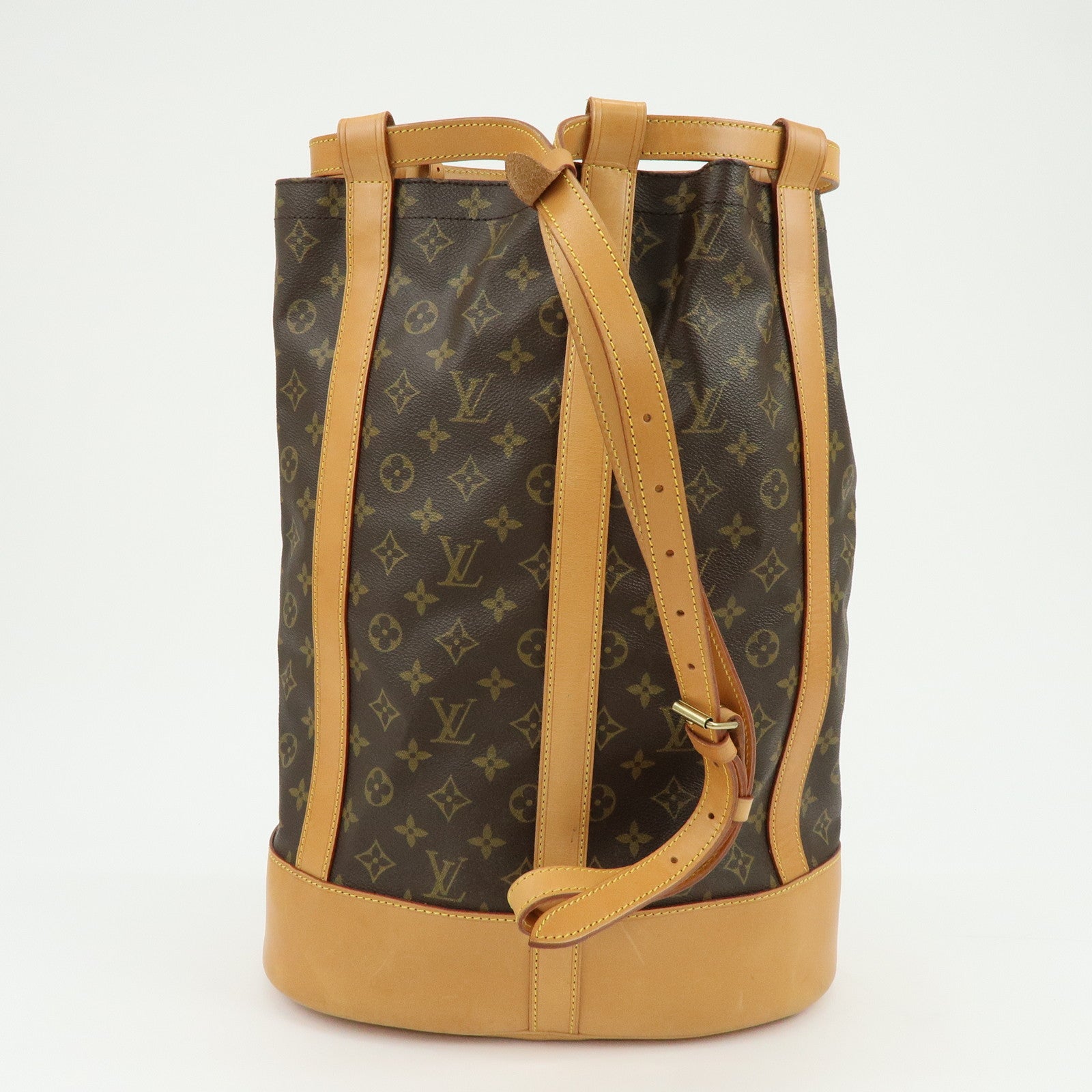 Louis Vuitton Monogram Randonnee GM Shoulder Bag Brown M42244