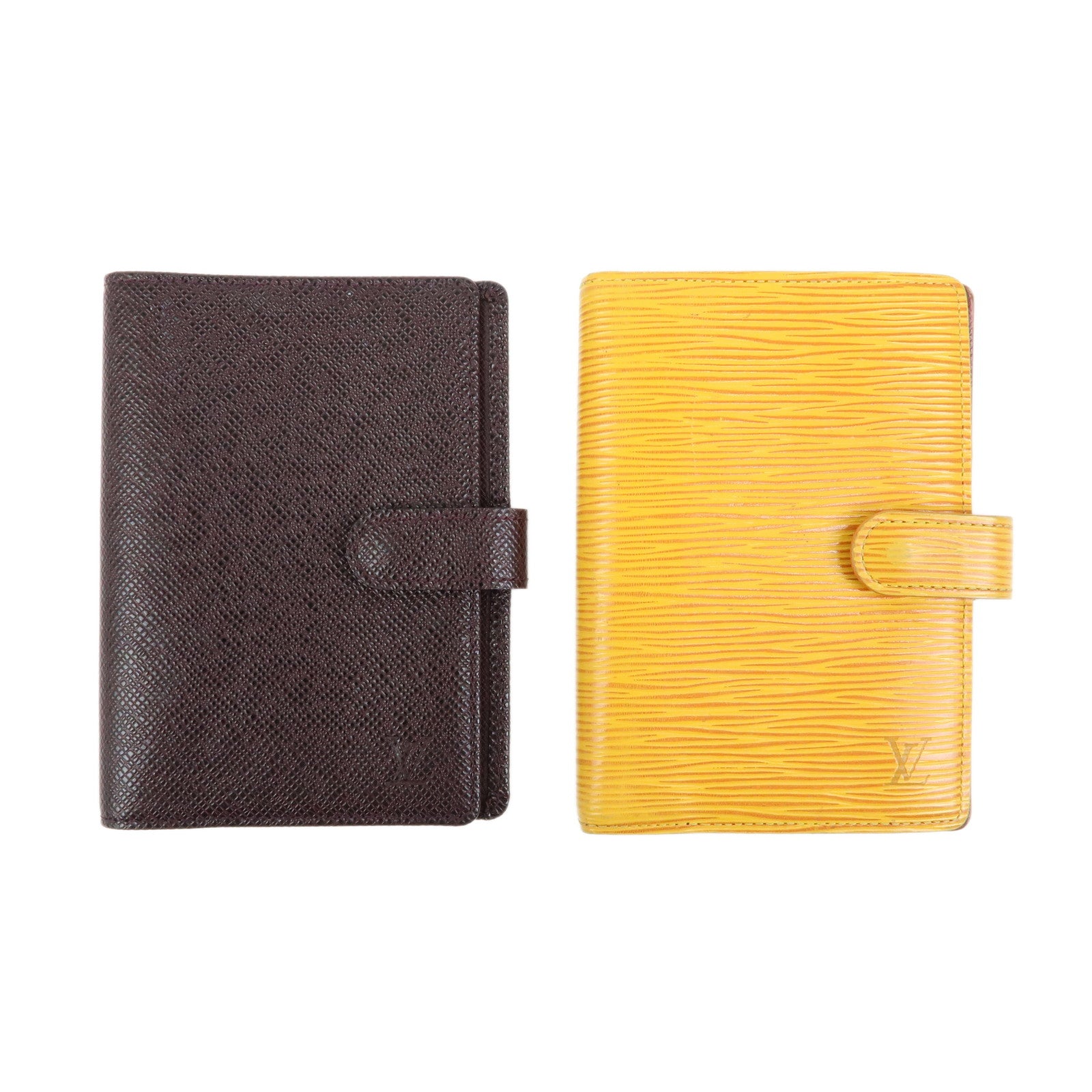 Louis Vuitton Set of 2 Epi Taiga Planner Cover R20059 R20416