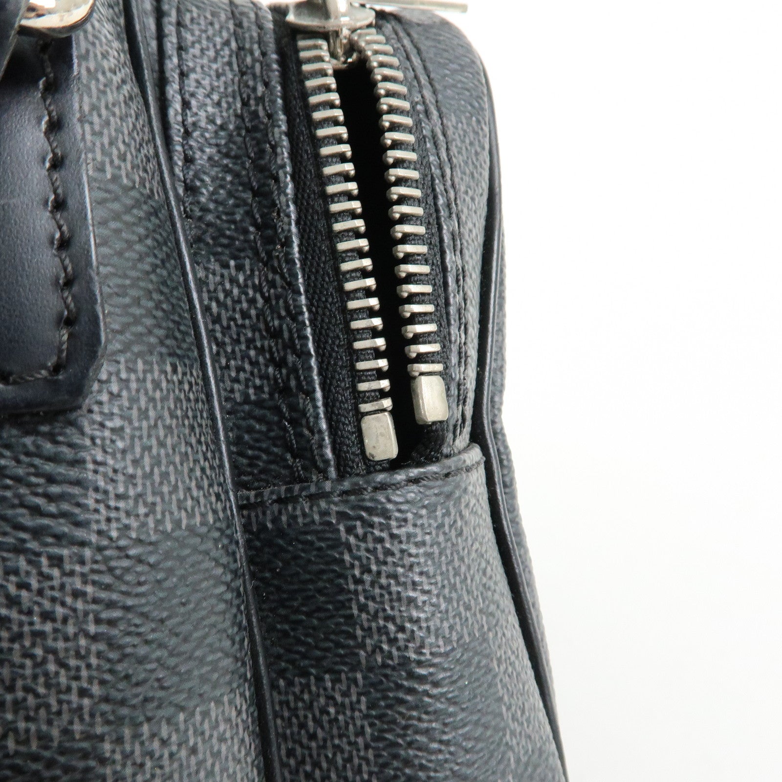 Louis Vuitton Damier Graphite Rem Shoulder Bag Black N41446