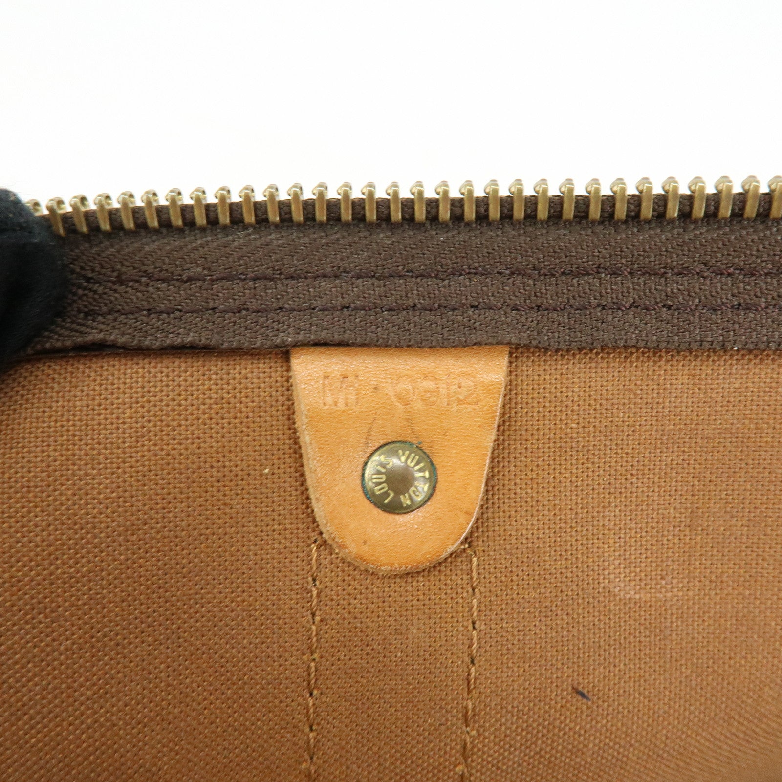 Louis Vuitton Monogram Keep All 55 Boston Bag Brown M41424