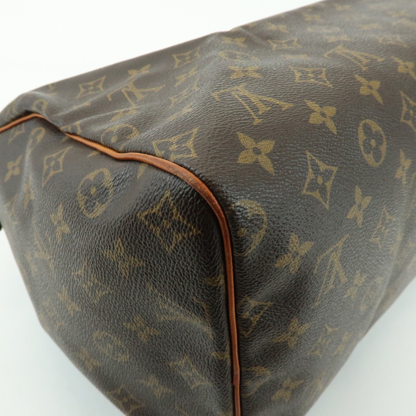 Louis Vuitton Monogram Speedy 40 Hand Bag Boston Bag Brown M41522
