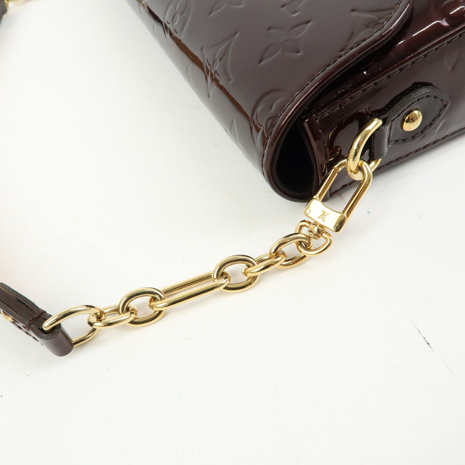 Louis Vuitton Vernis Rodeo Drive Hand Bag Amarante M93598