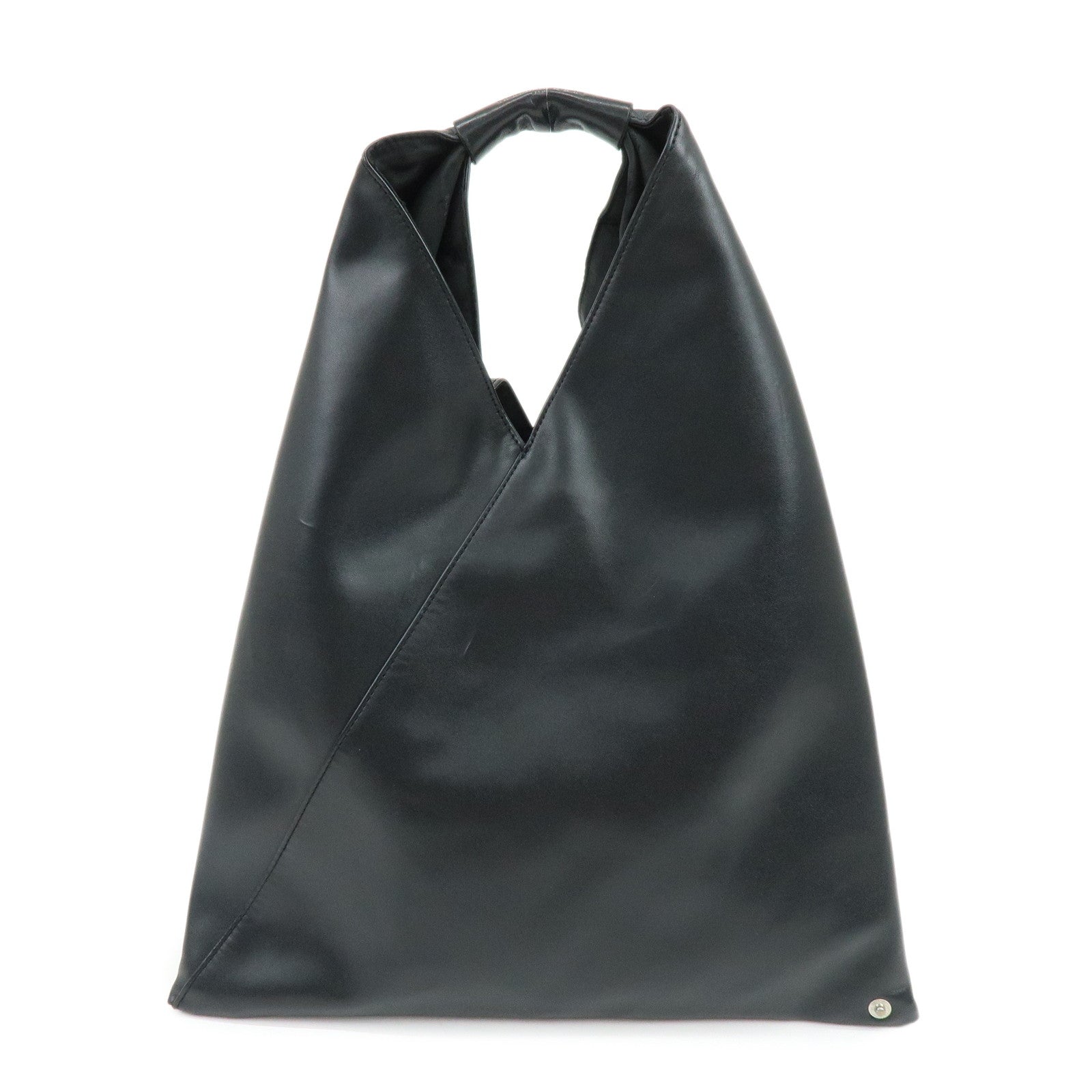 Maison Margiela MM6 Japanese Faux Leather Hand Bag Black