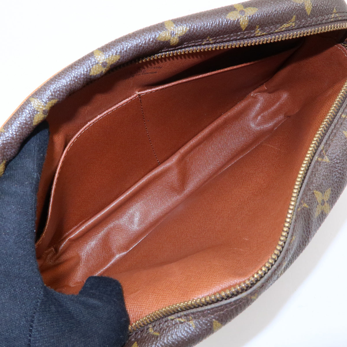 Louis Vuitton Monogram Compiegne 28 Pouch Clutch Bag Pouch Brown M51845
