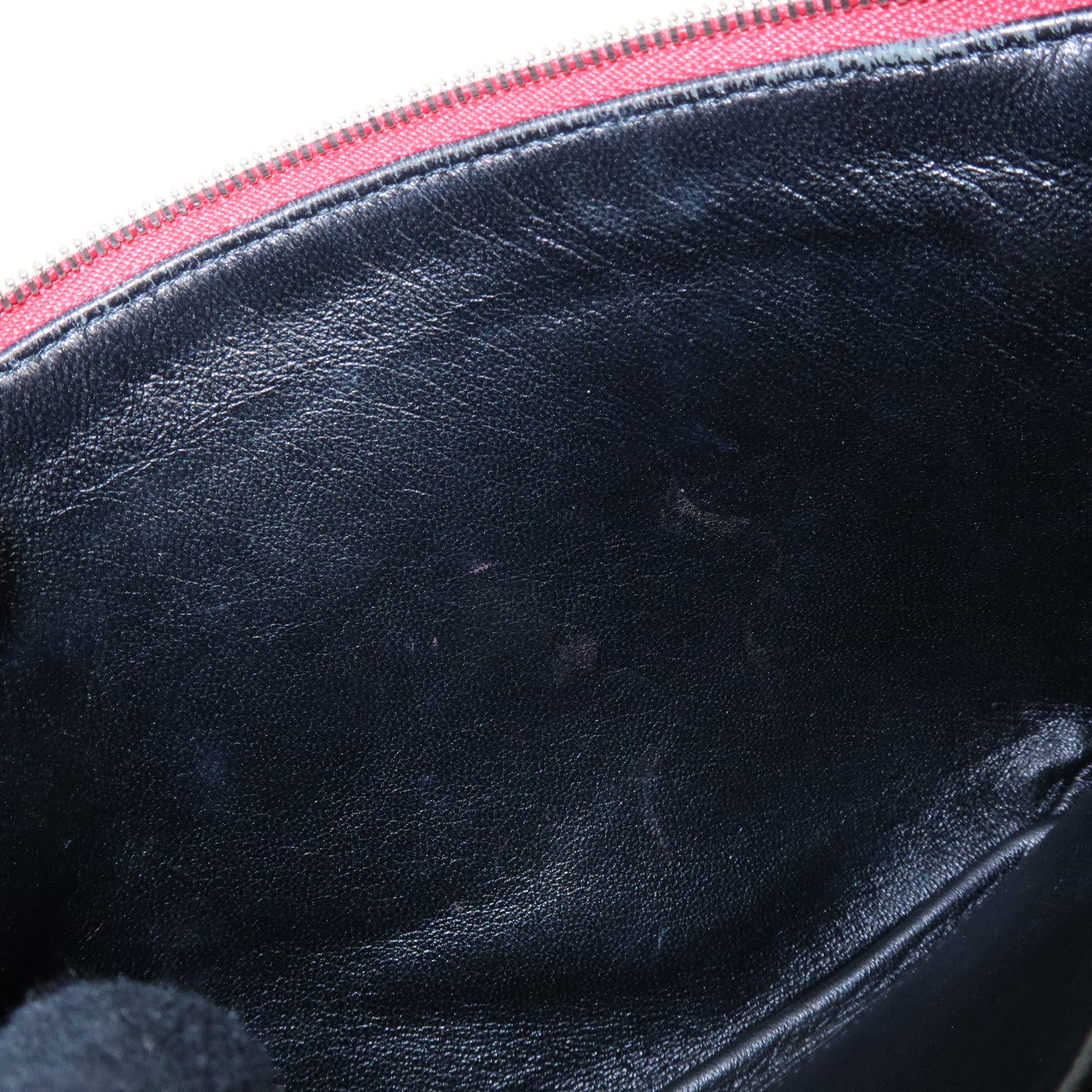 BALENCIAGA Leather Everyday Pouch Clutch Bag Flat Pouch Red 551992