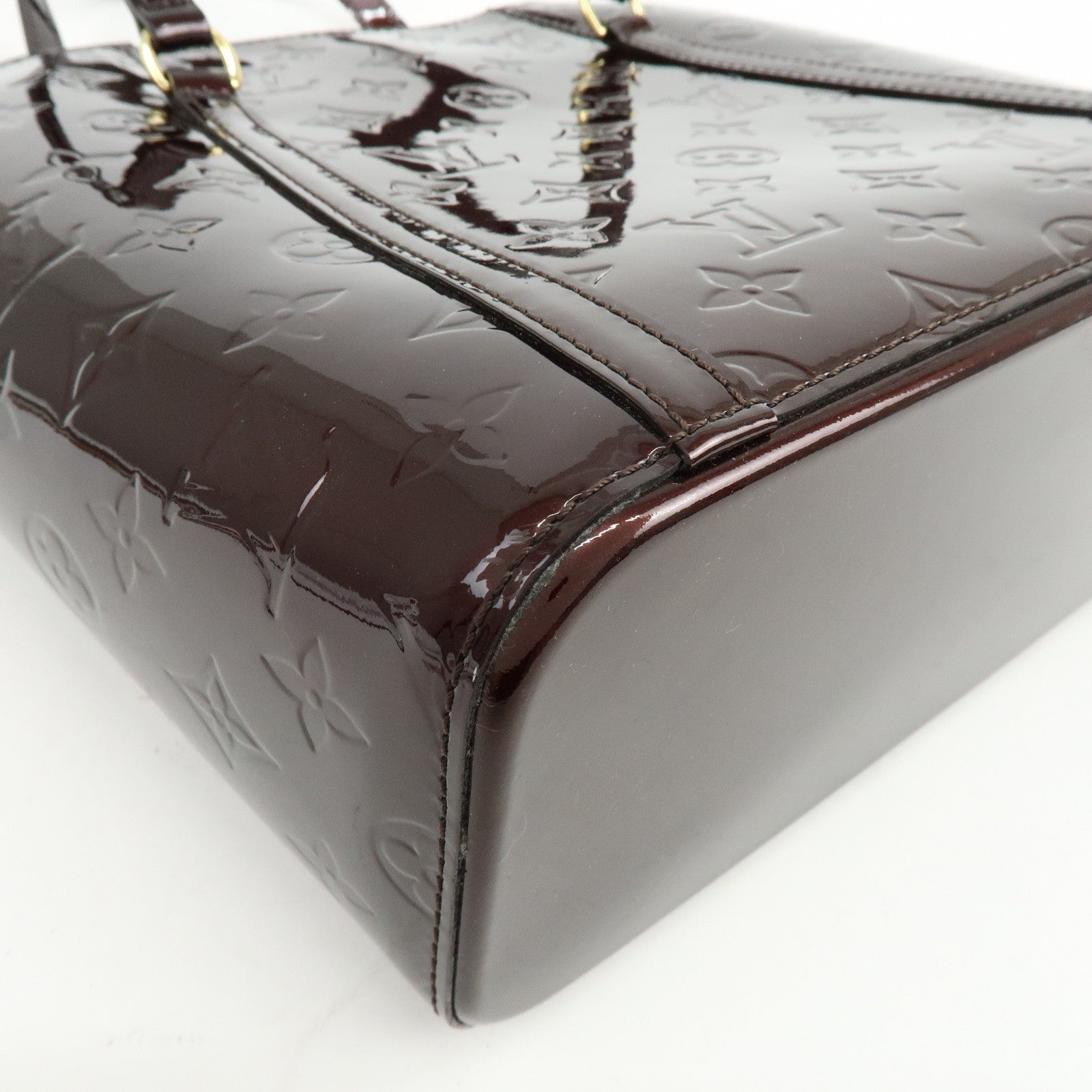 Louis Vuitton Monogram Vernis Avalon MM Tote Bag Amarante M91567