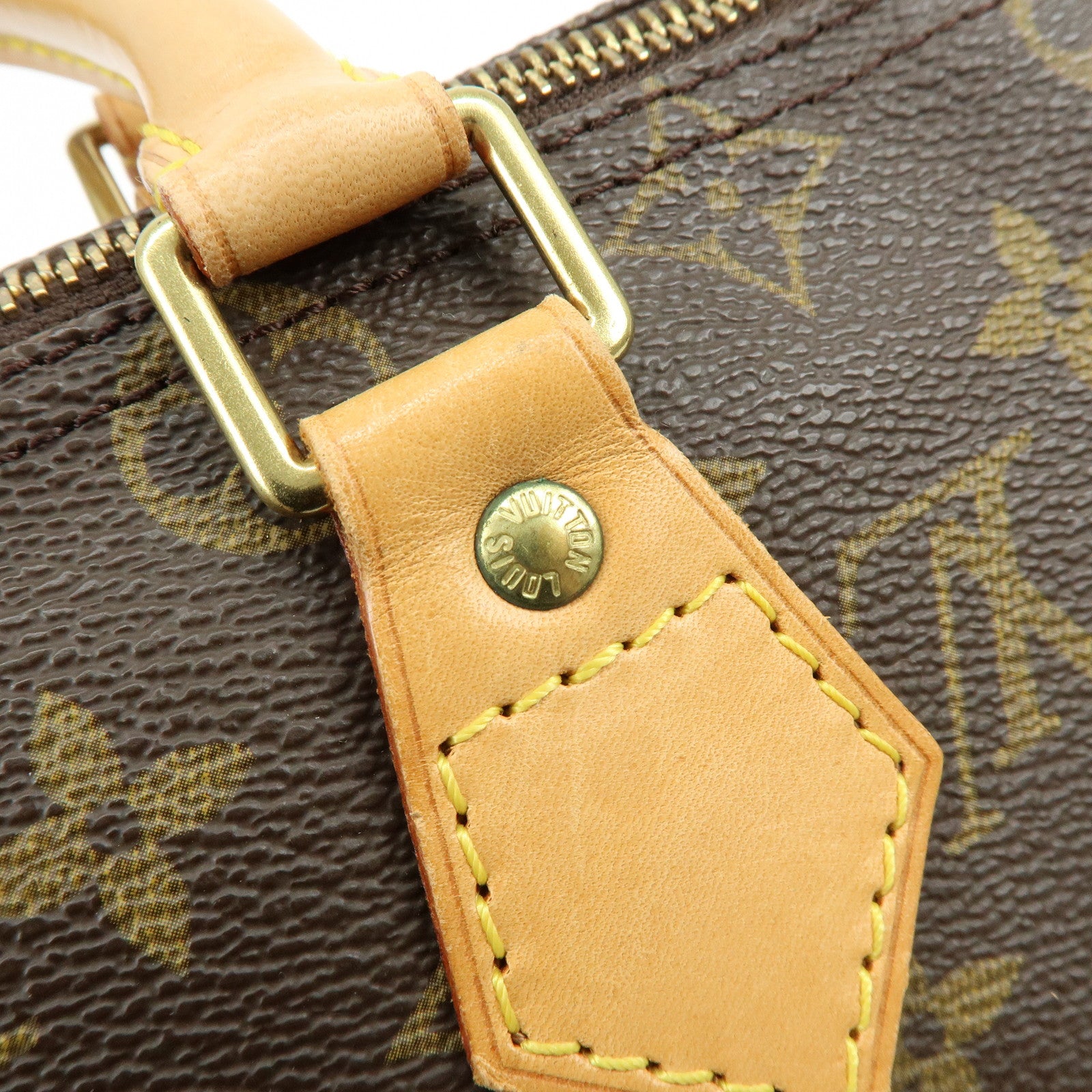 Louis Vuitton Monogram Speedy 25 Boston Bag Hand Bag Brown M41528