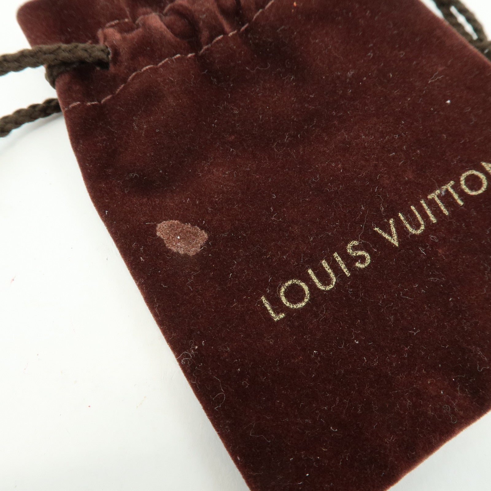 Loiuis Vuitton Set Of  32 Dust Bag Drawstring Style Beige Brown