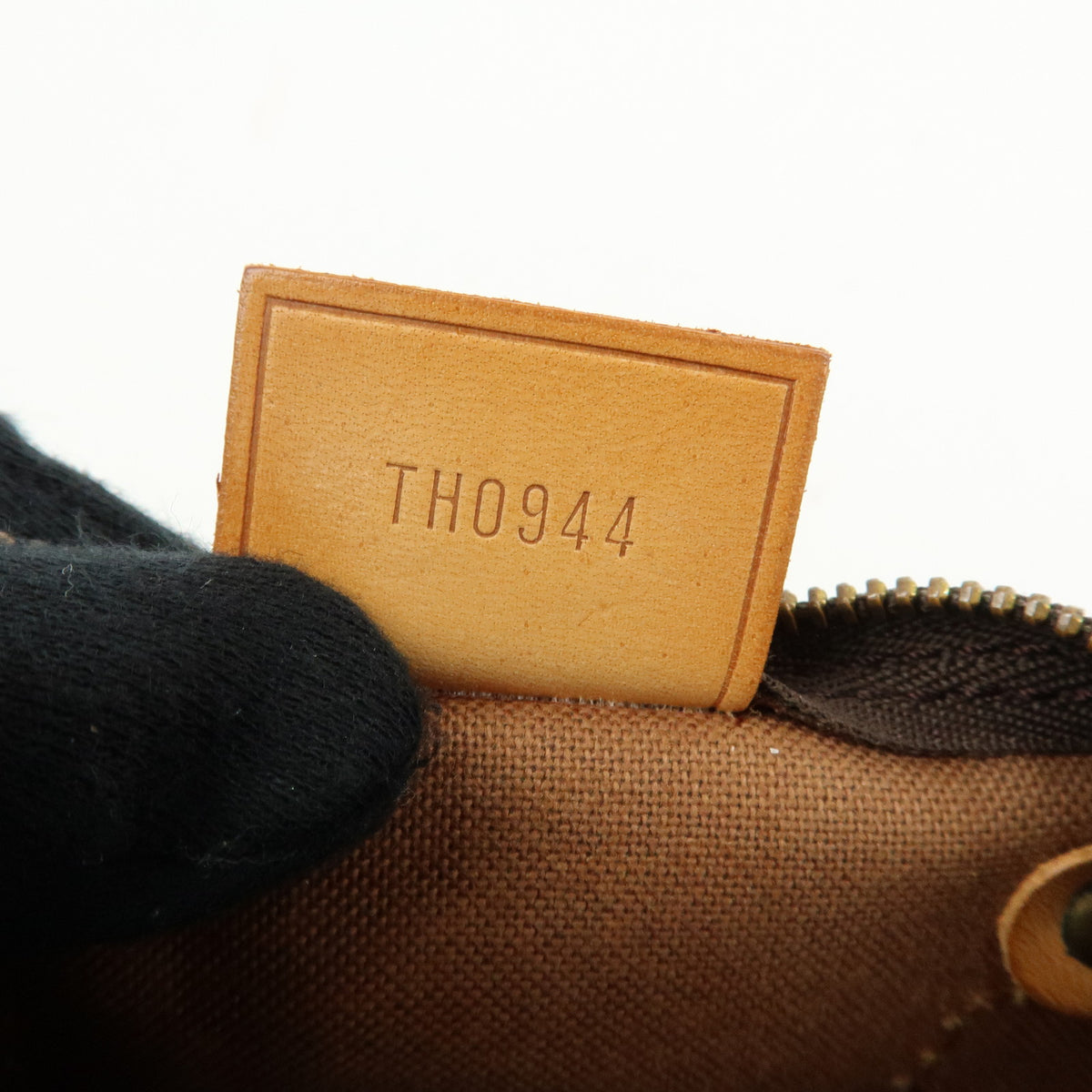 Louis Vuitton Monogram Mini Speedy Hand Bag Brown M41534