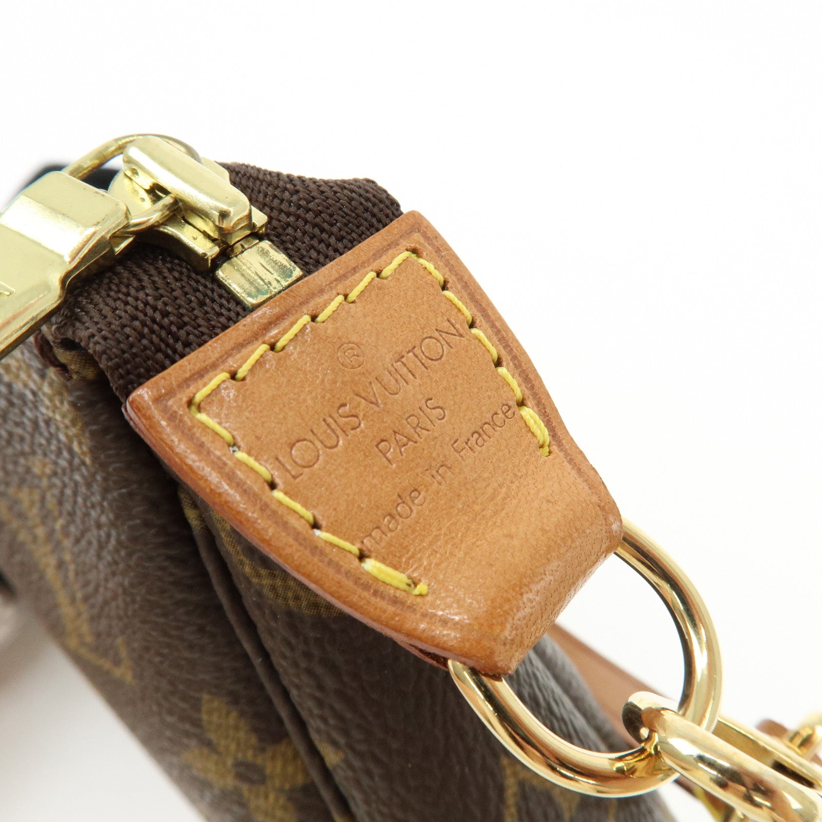 Louis Vuitton Monogram Pochette Accessoires Pouch Hand Bag Brown M51980