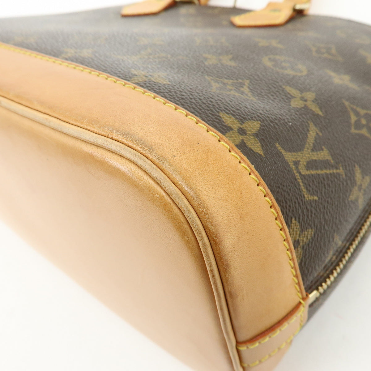 Louis Vuitton Monogram Alma PM Hand Bag Brown M51130