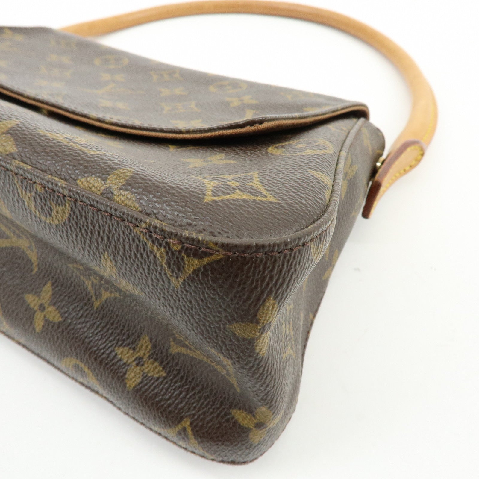 Louis Vuitton Monogram Mini Looping Shoulder Bag Brown M51147