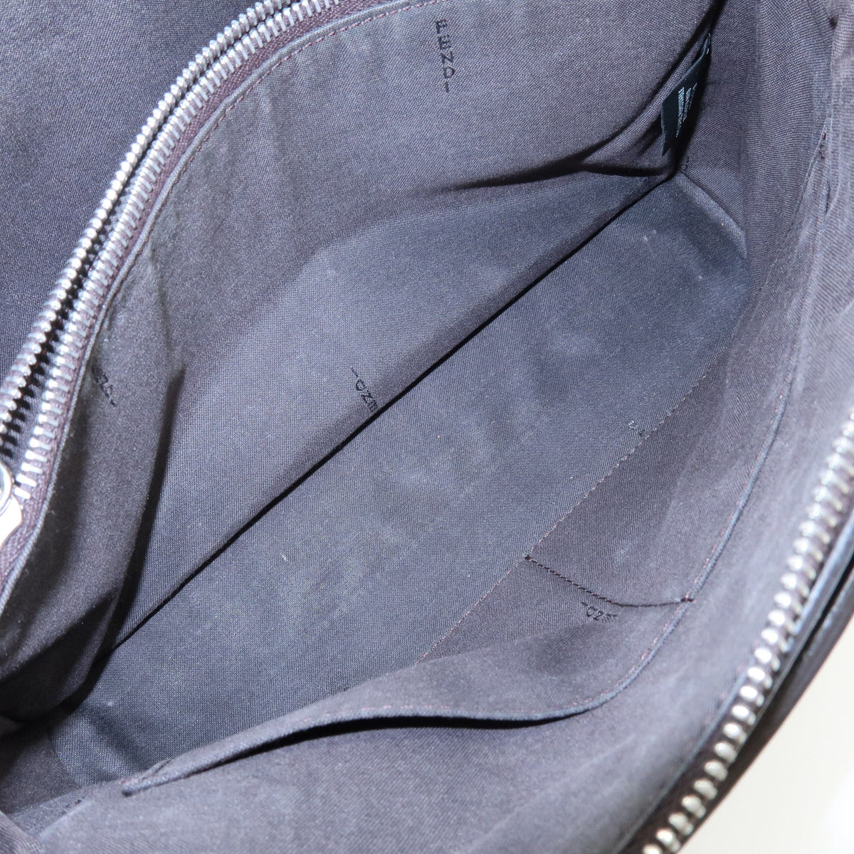FENDI By The Way Medium Leather 2Way Bag Hand Bag Dark Gray 8BL124