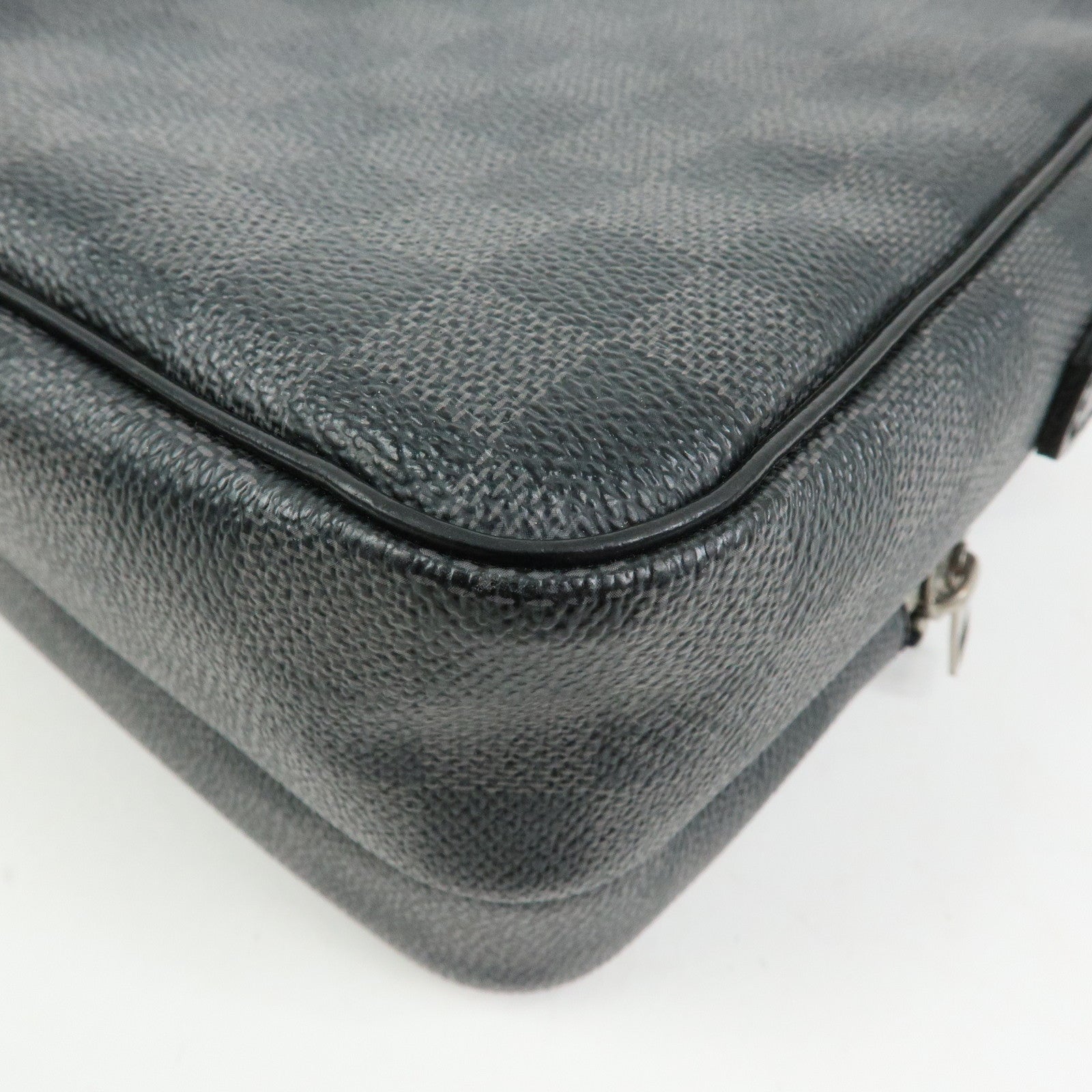Louis Vuitton Damier Graphite Rem Shoulder Bag Black N41446