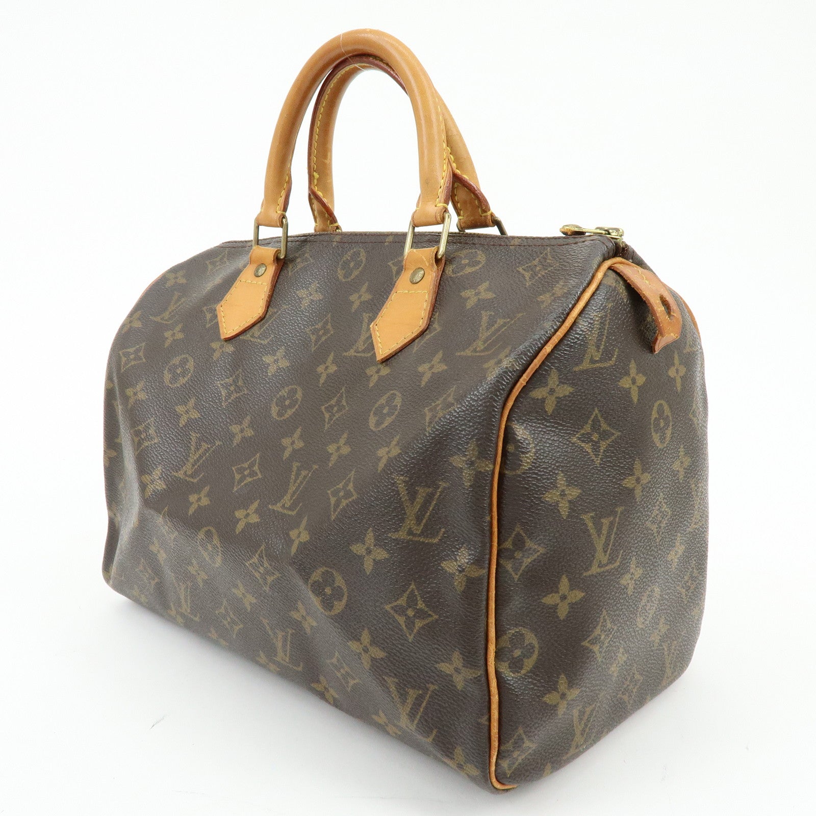 Louis Vuitton Monogram Speedy 30 Boston Bag Hand Bag Brown M41526